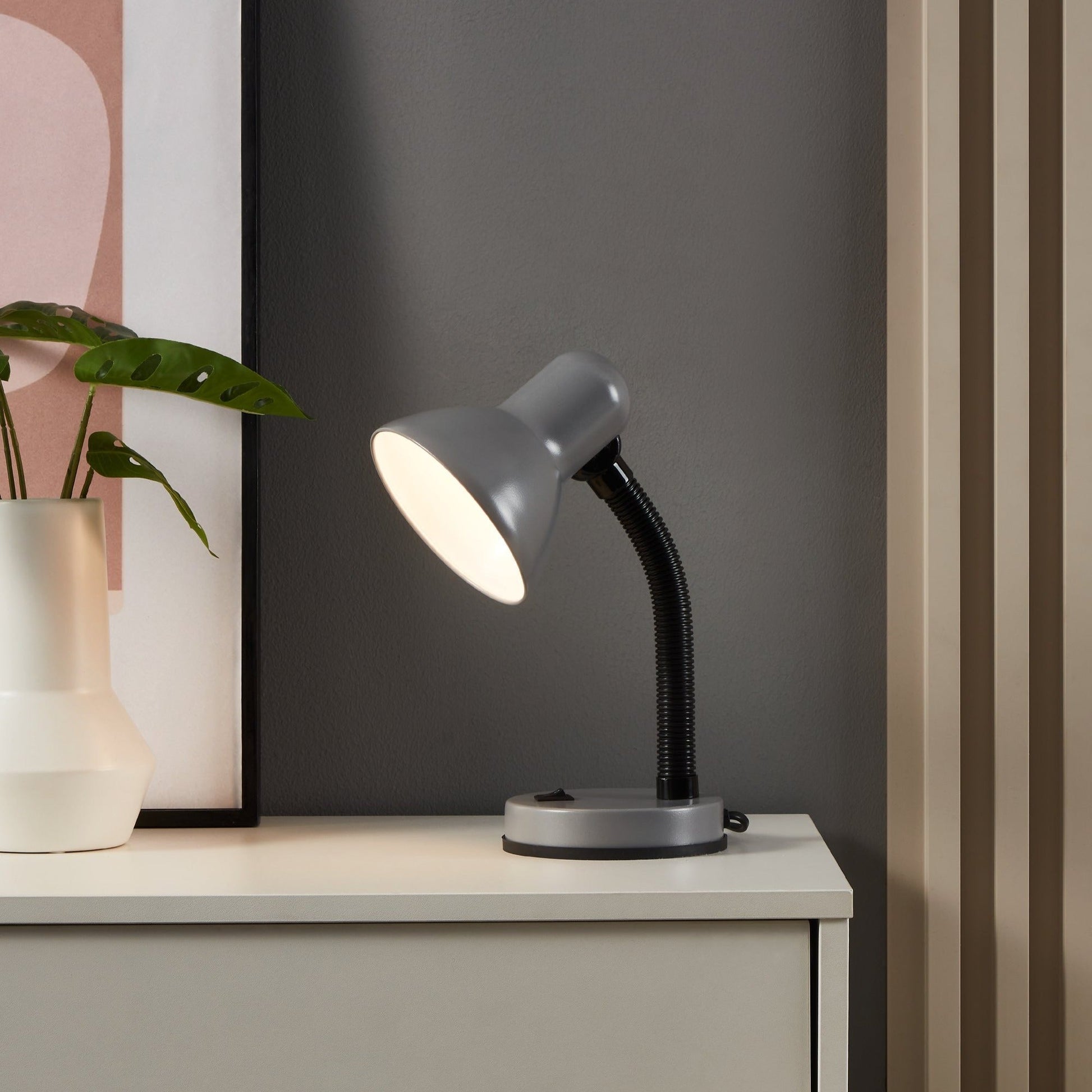 Veioza BASIC 1 Silver 30CM Eglo