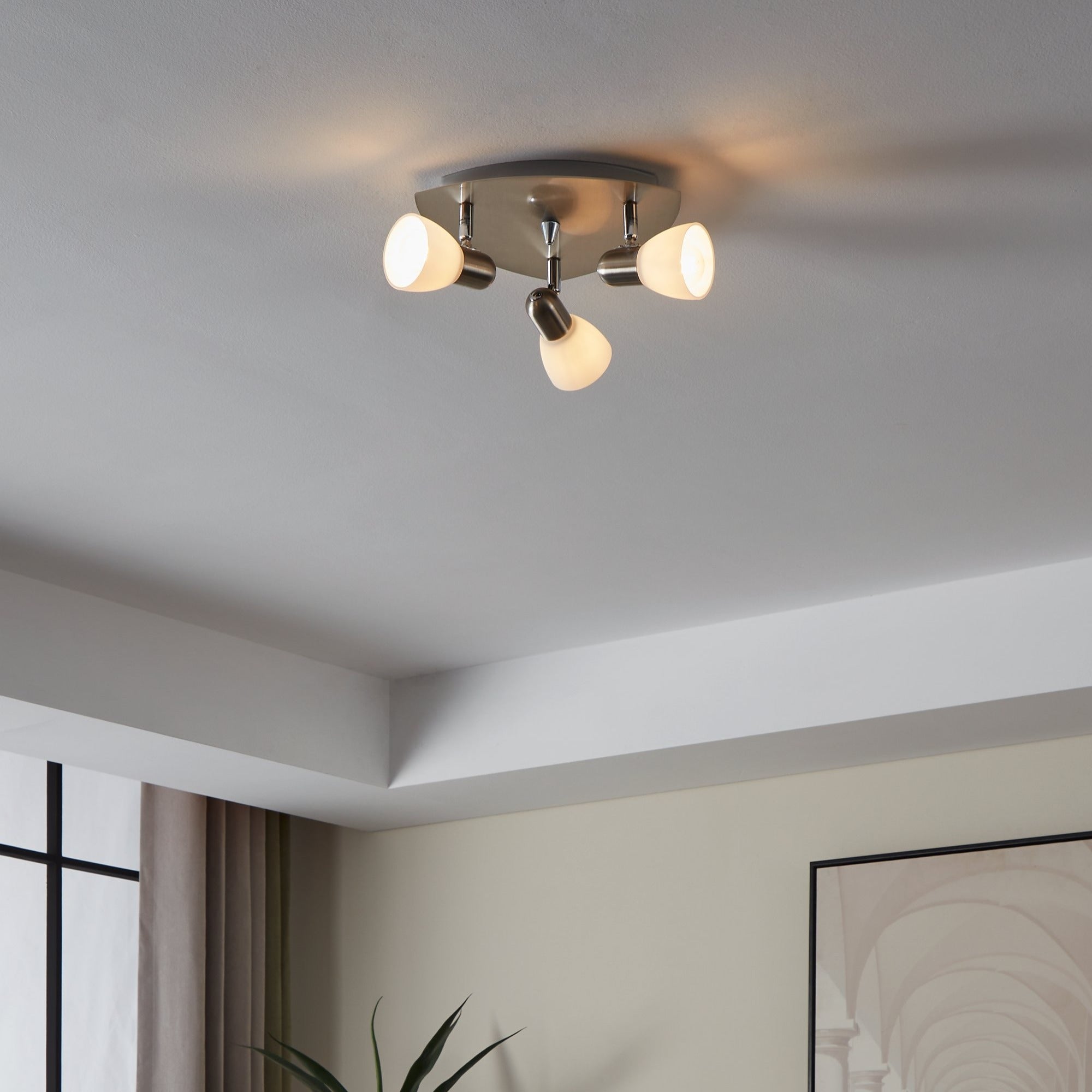 Lustra cu 3 Spoturi Reglabile ENEA Silver Eglo