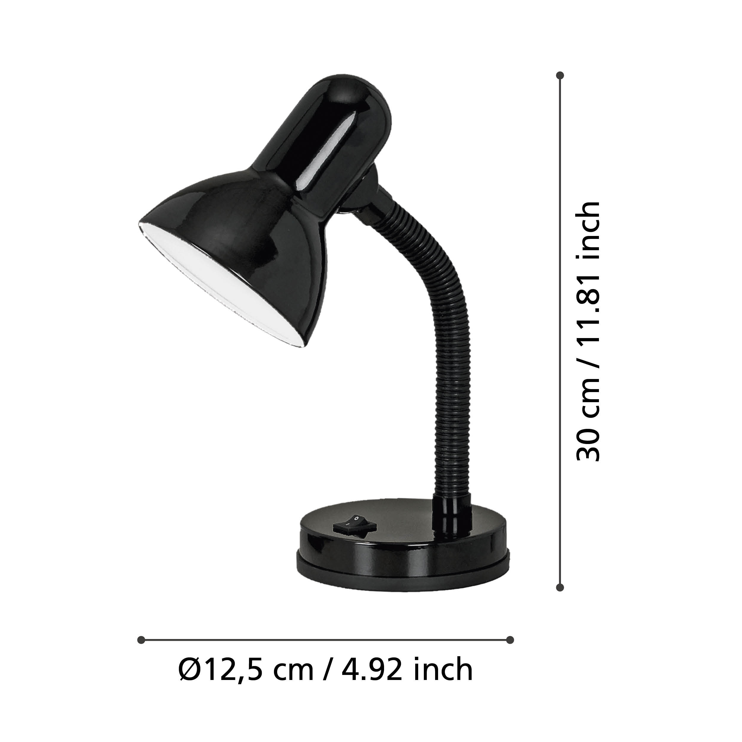 Veioza Basic Black 30CM Eglo Resigilata R2