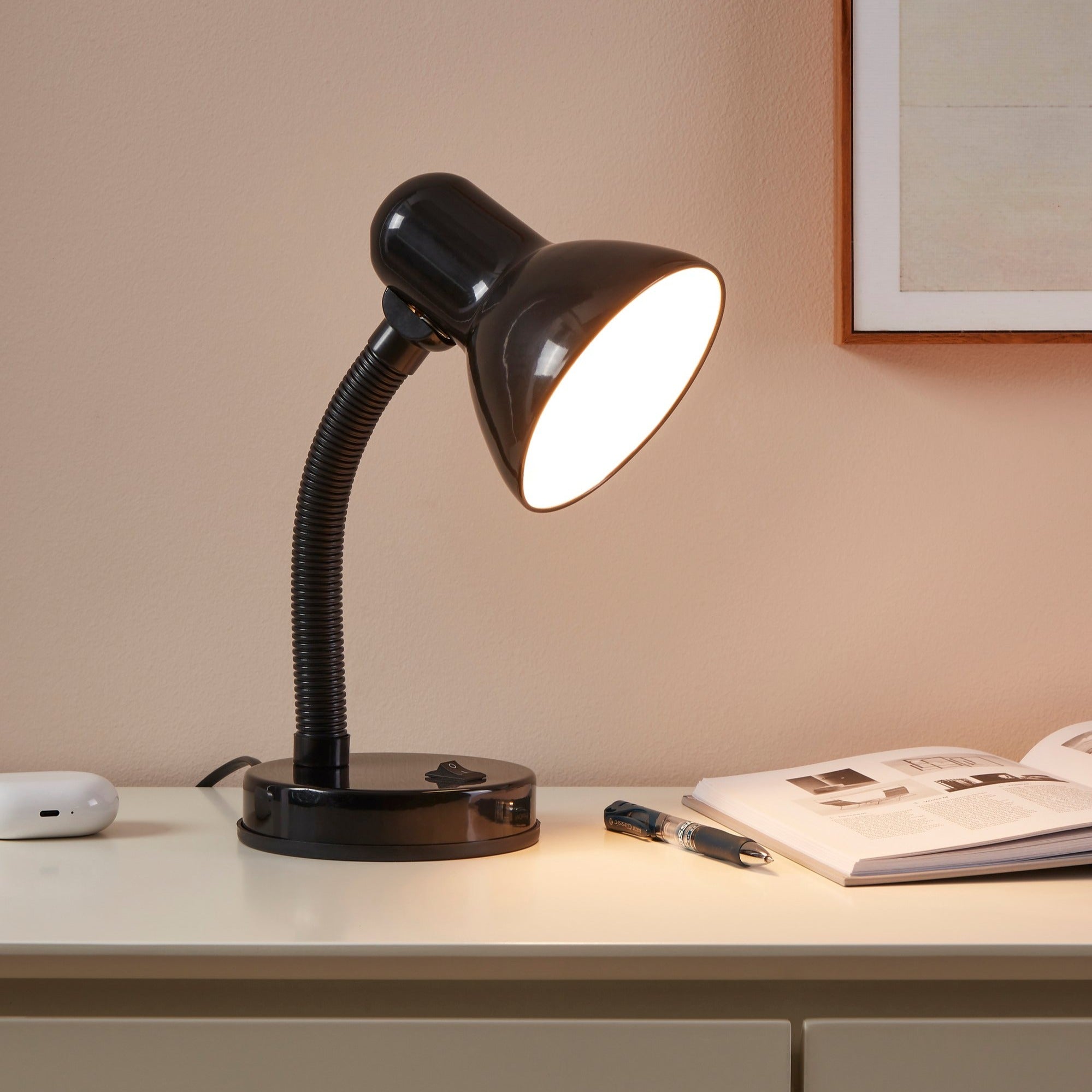 Veioza Basic Black 30CM Eglo Resigilata R2