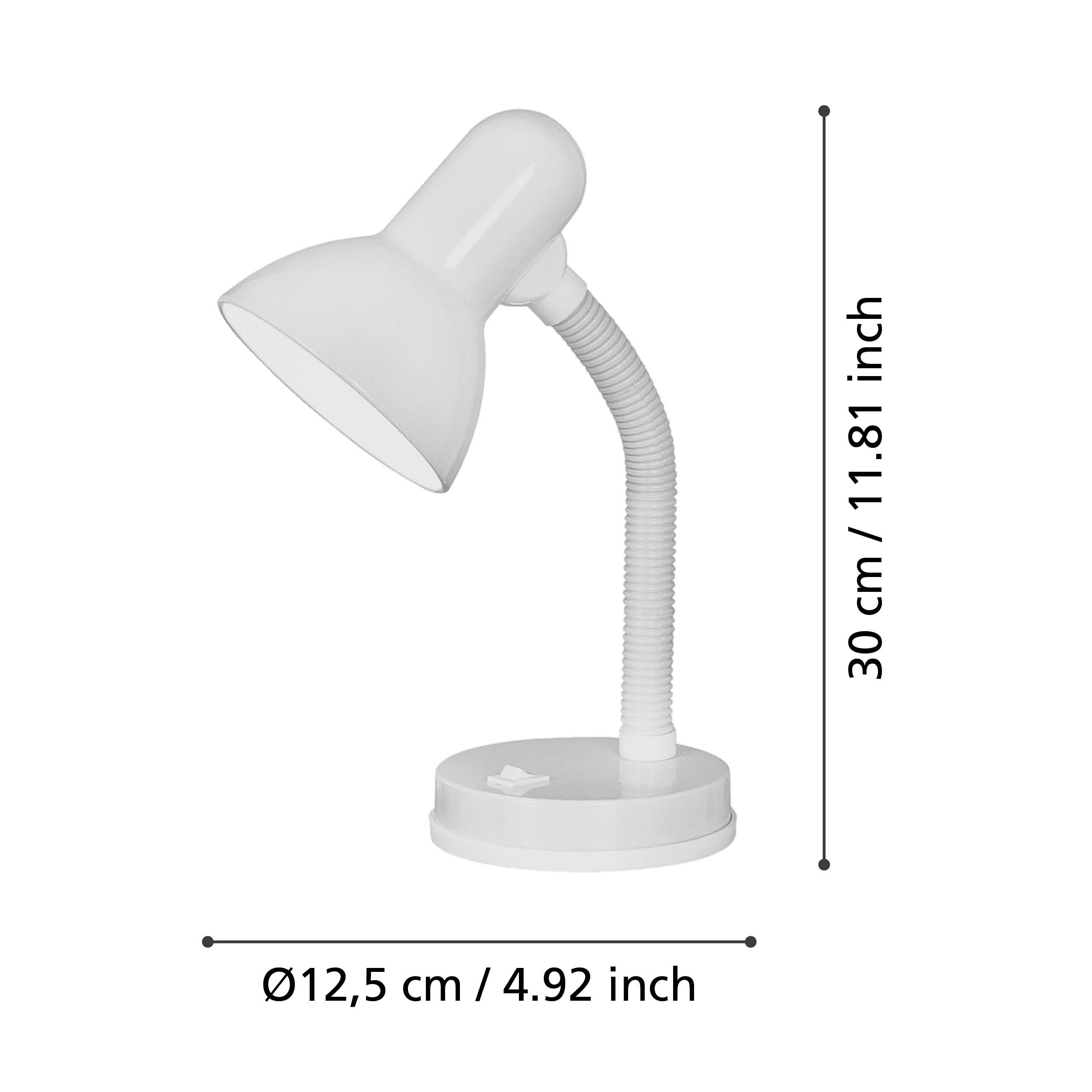Veioza BASIC White 30CM Eglo