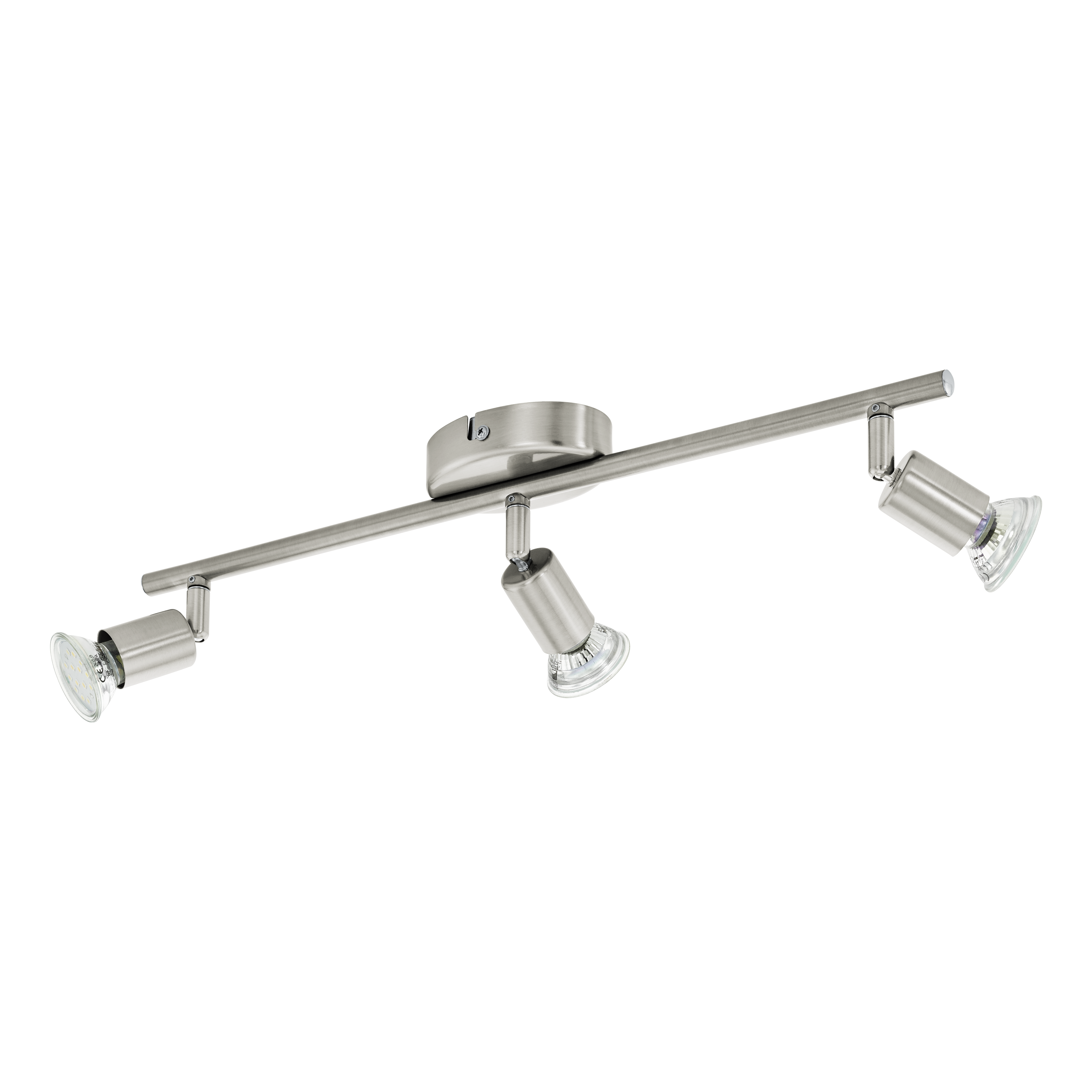 Lustra Cu 3 Spoturi Reglabile Silver BUZZ-LED 48.5CM ARGINTIE Lighting Fixtures