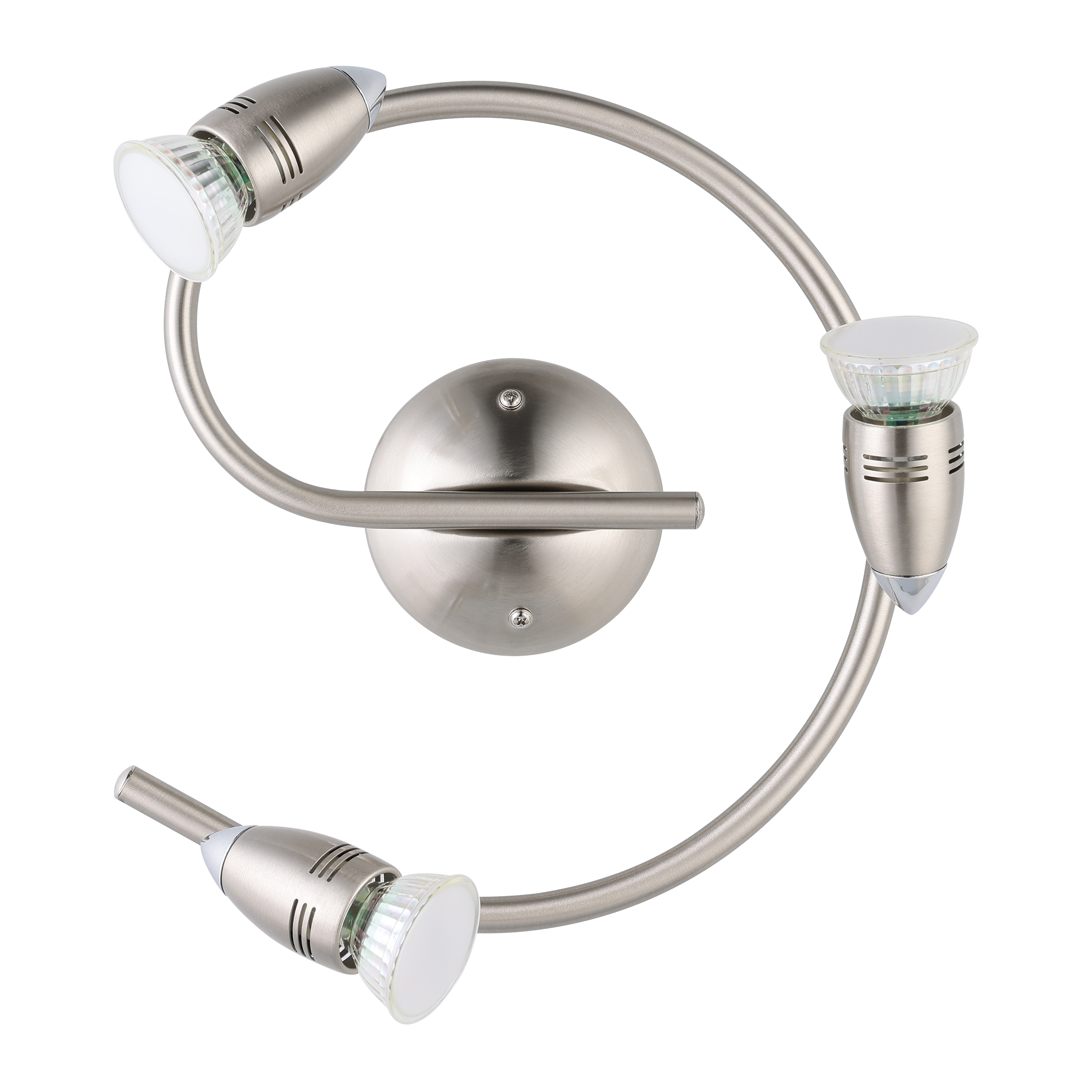 Lustra MAGNUM-LED cu 3 Spoturi Silver