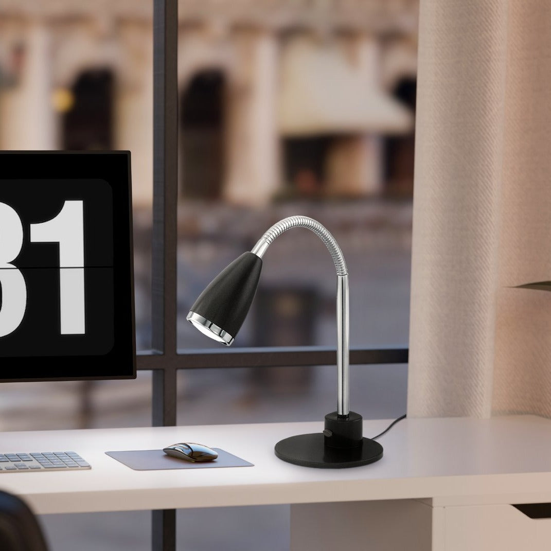 Veioza FOX Black & Silver 32CM Eglo