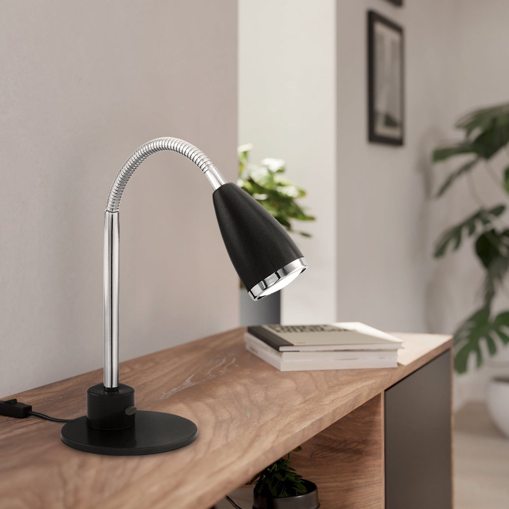 Veioza FOX Black & Silver 32CM Eglo