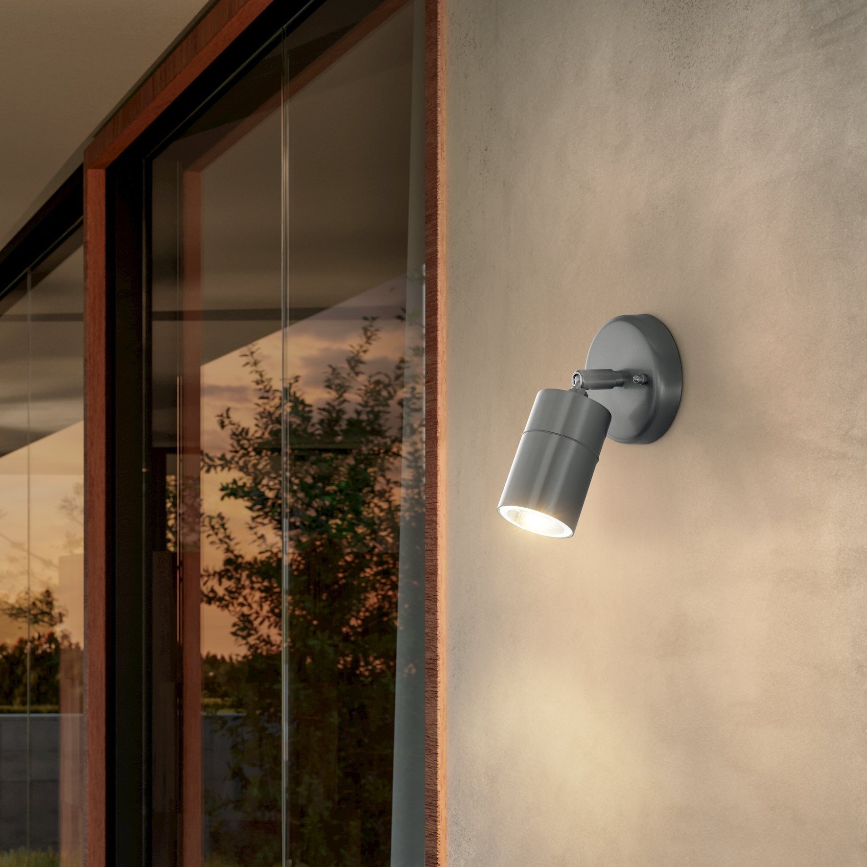 Aplica Exterior STOCKHOLM 1 Silver Eglo