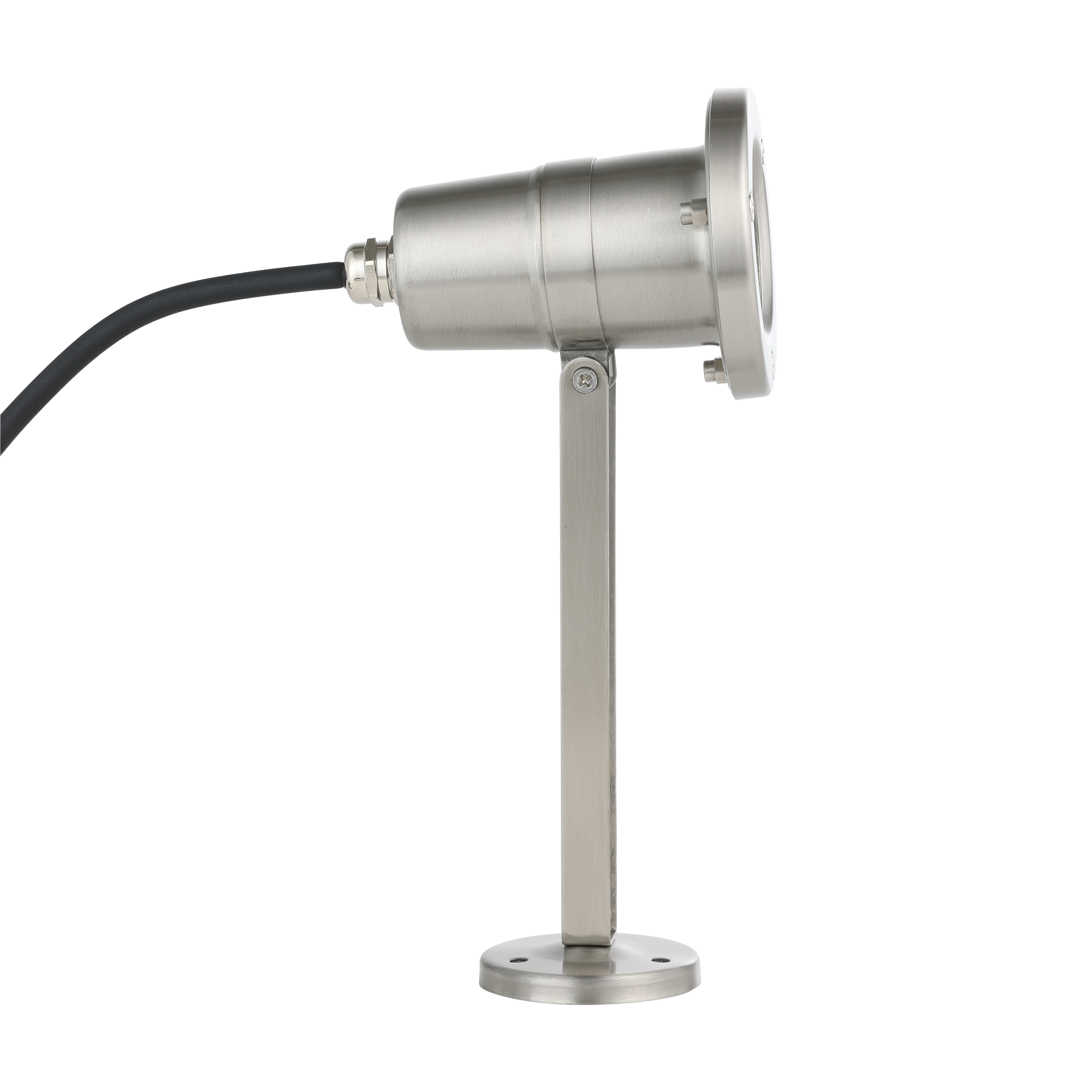 Stalp De Gradina cu Proiector Reglabil NEMA Silver IP54