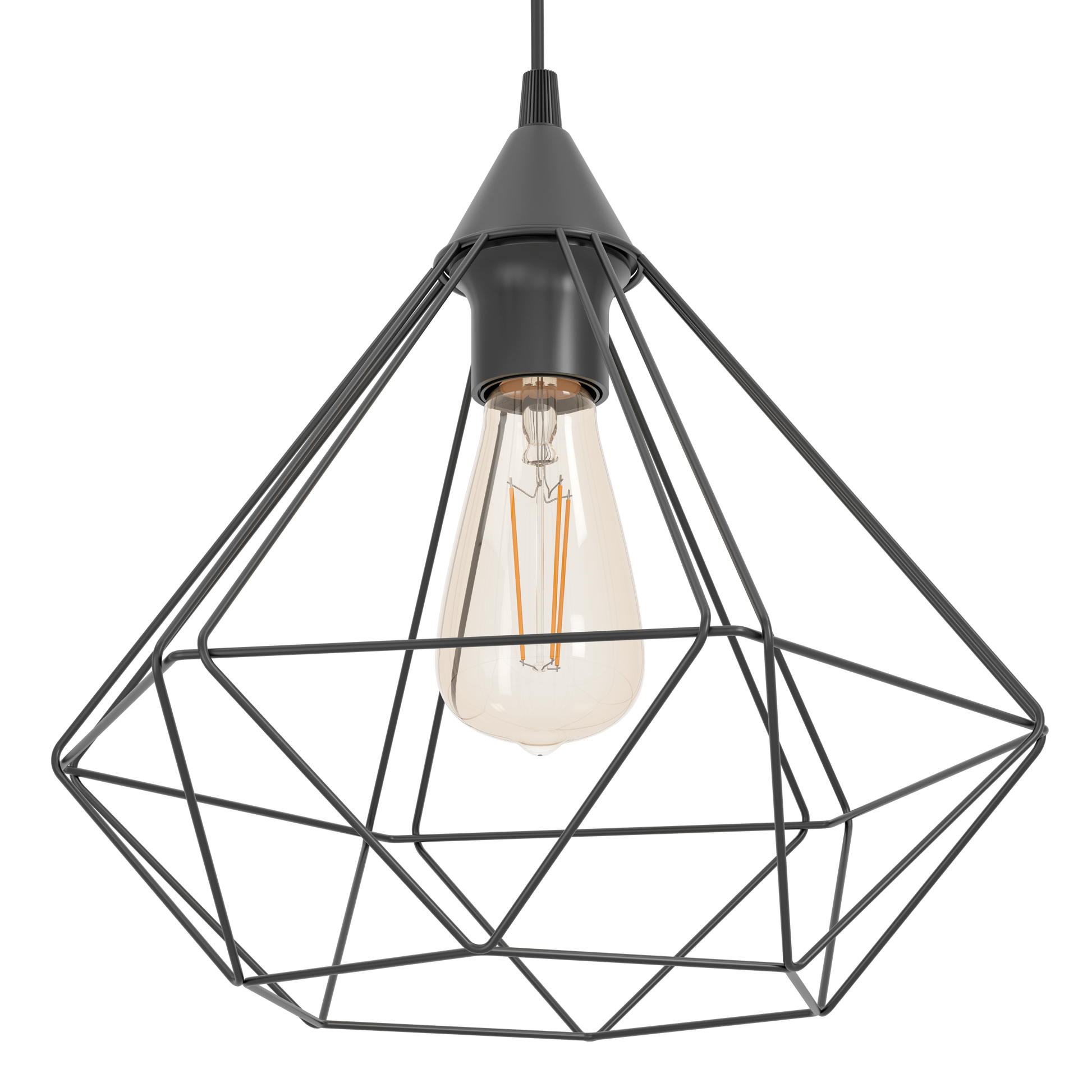 Pendul TARBES Black 1xE27 Eglo Ø32.5CM