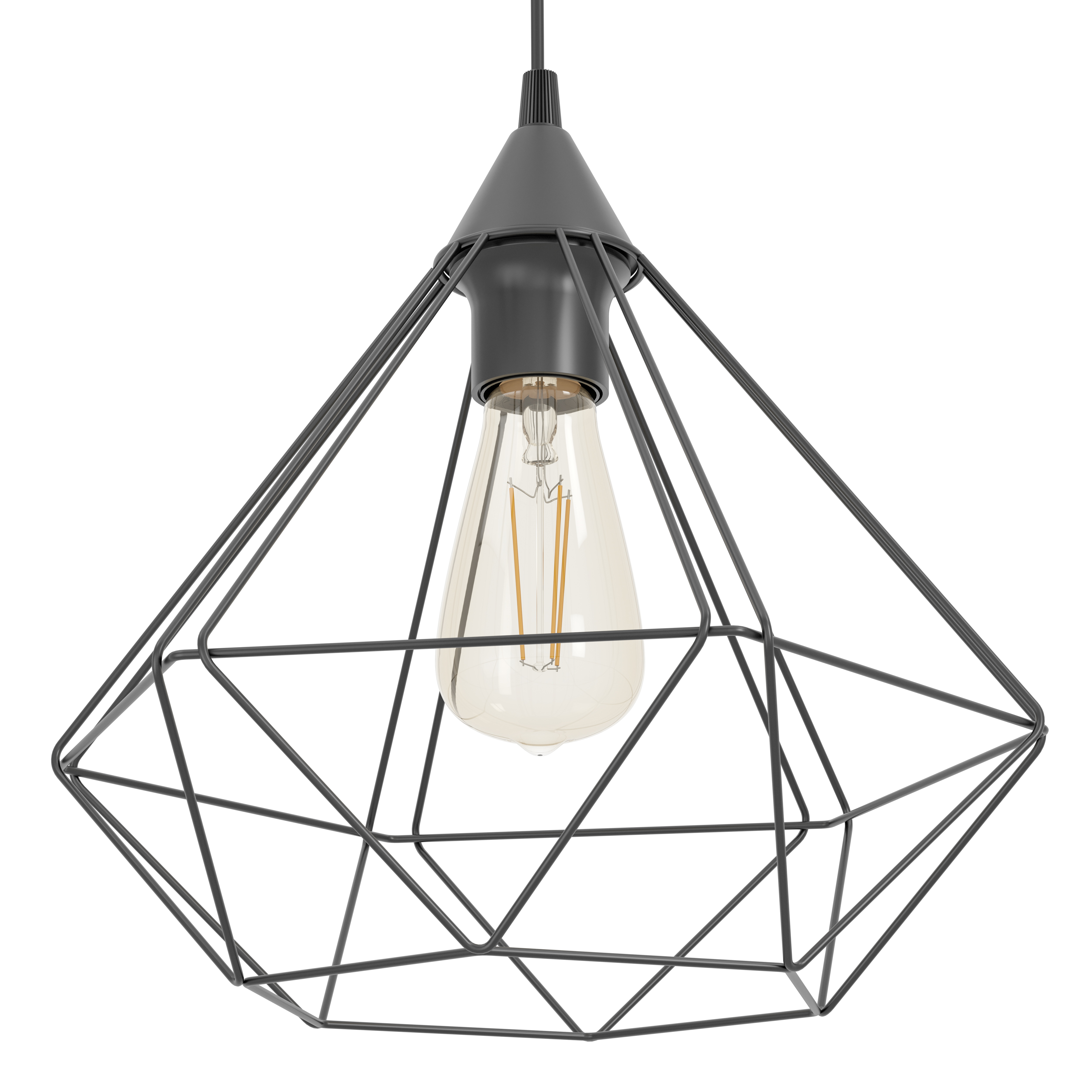 Pendul TARBES Black 1xE27 Eglo Ø32.5CM