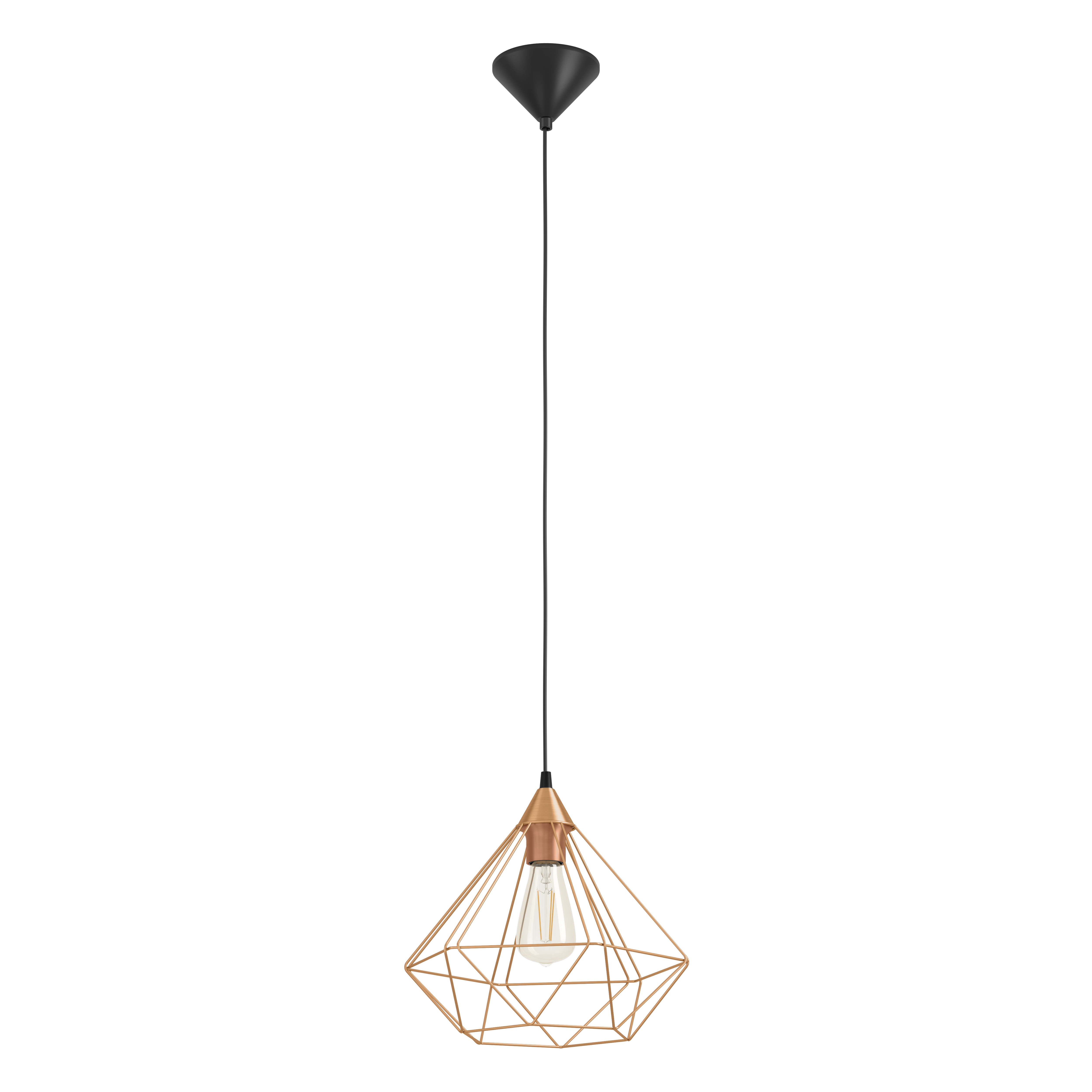 Pendul Tarbes Black & Gold 1xE27 Eglo Ø33CM