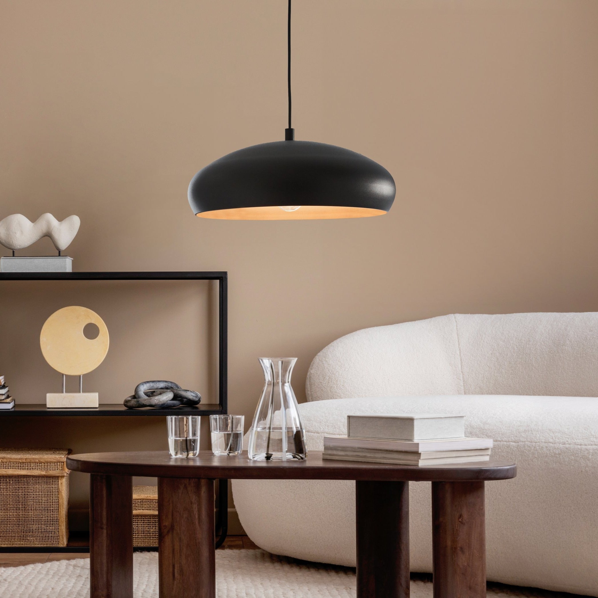 Pendul Vintage MOGANO 1 Black & Gold 110CM Eglo