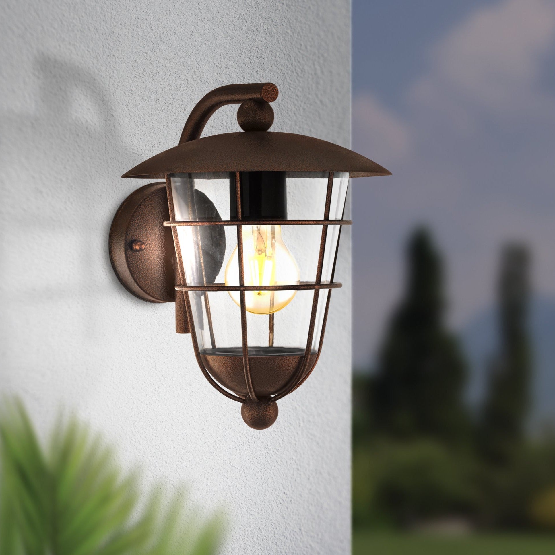 Aplica Exterior Pulfero 1 Brown IP44 Eglo 1xE27