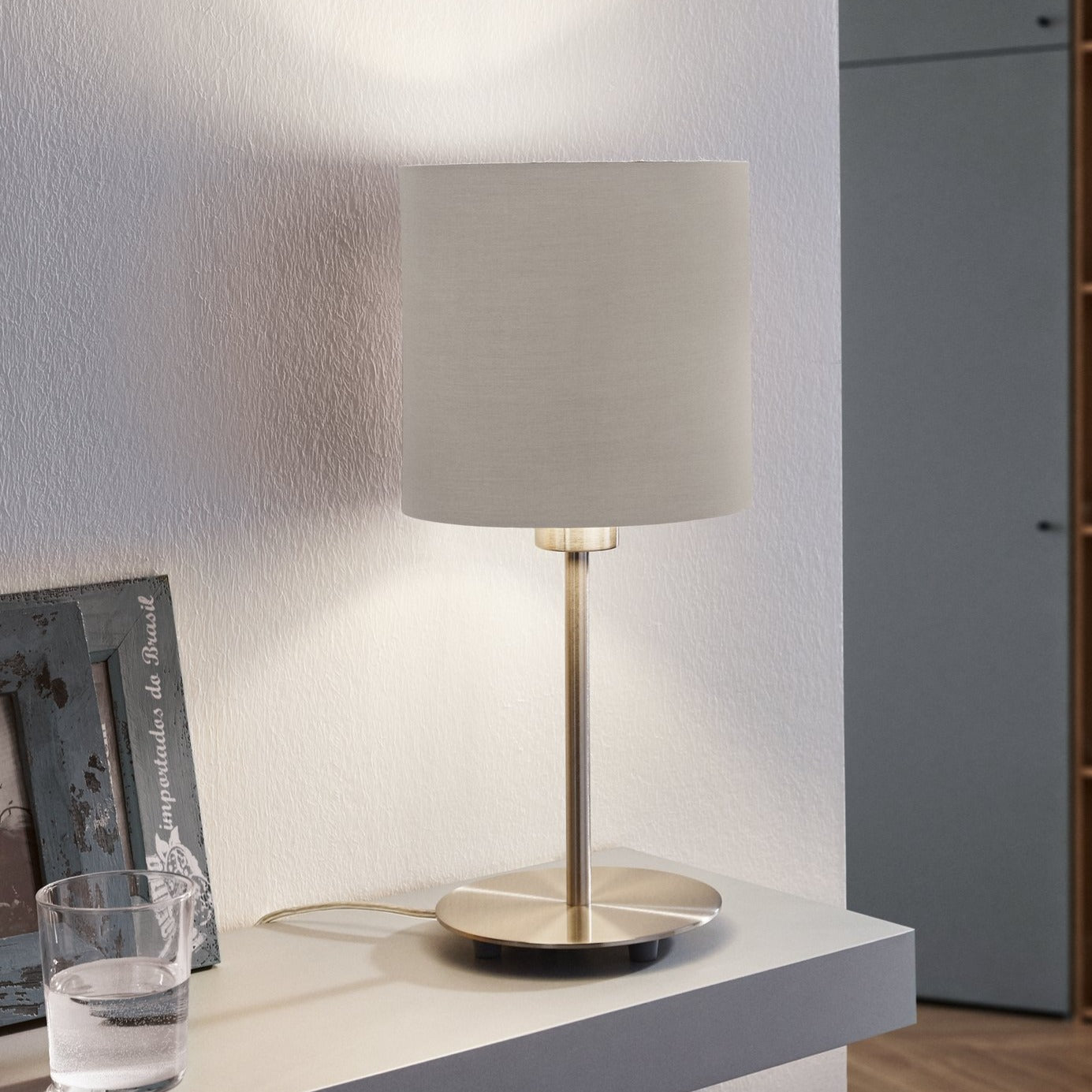 Veioza Decorativa Pasteri Silver & Grey 28CM