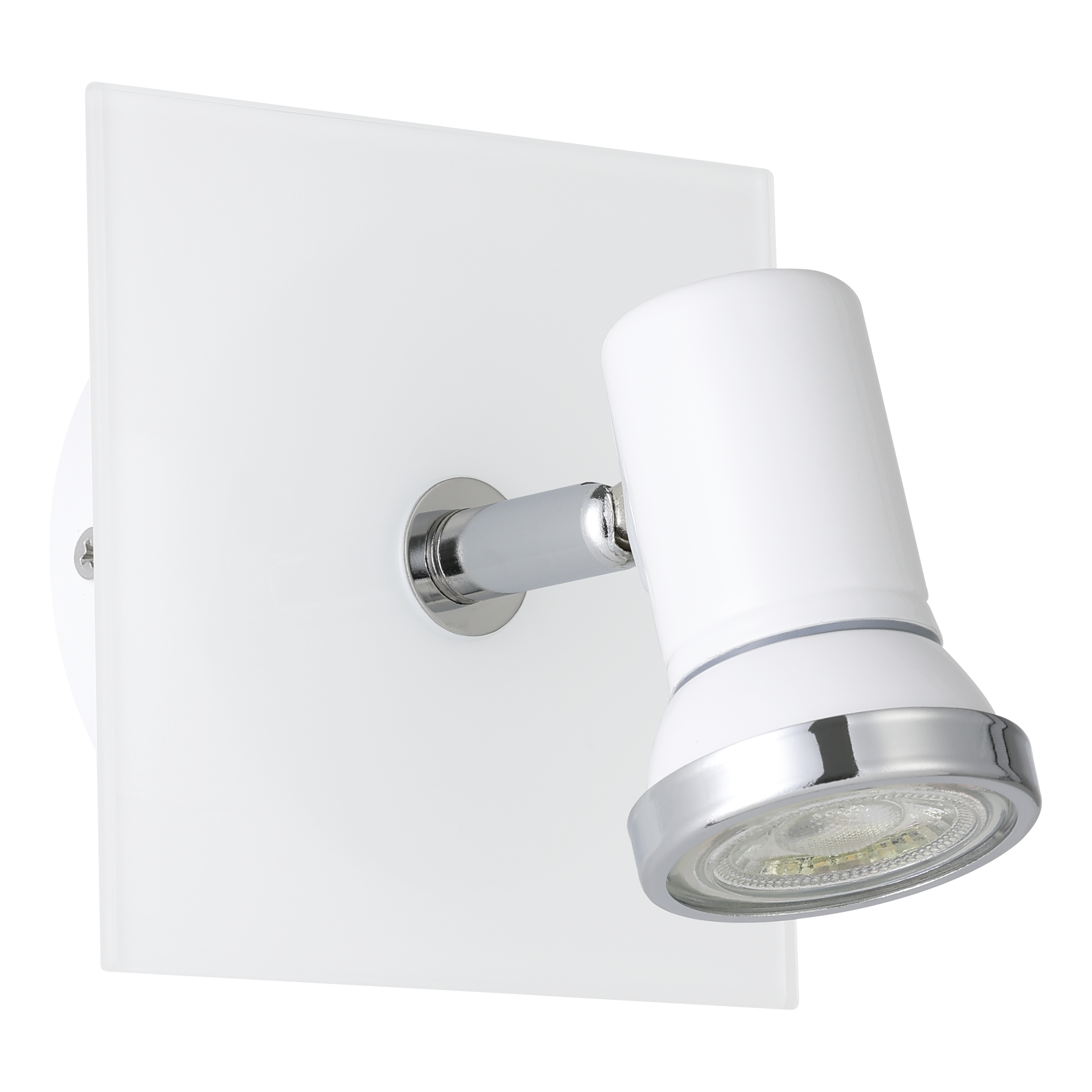 Aplica Tip Spot Reglabil TAMARA 1 IP44 White & Silver 12CM Eglo