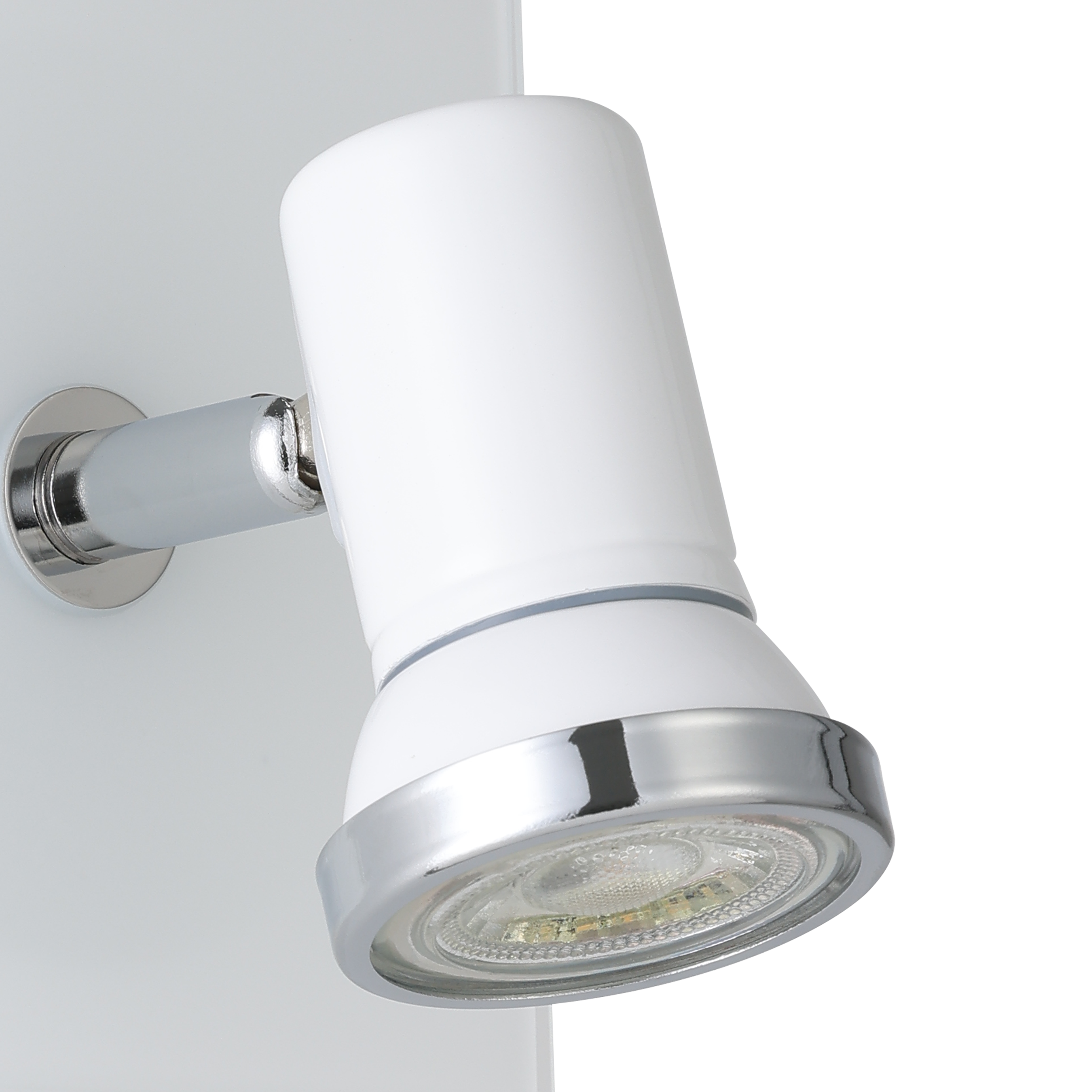 Aplica Tip Spot Reglabil TAMARA 1 IP44 White & Silver 12CM Eglo