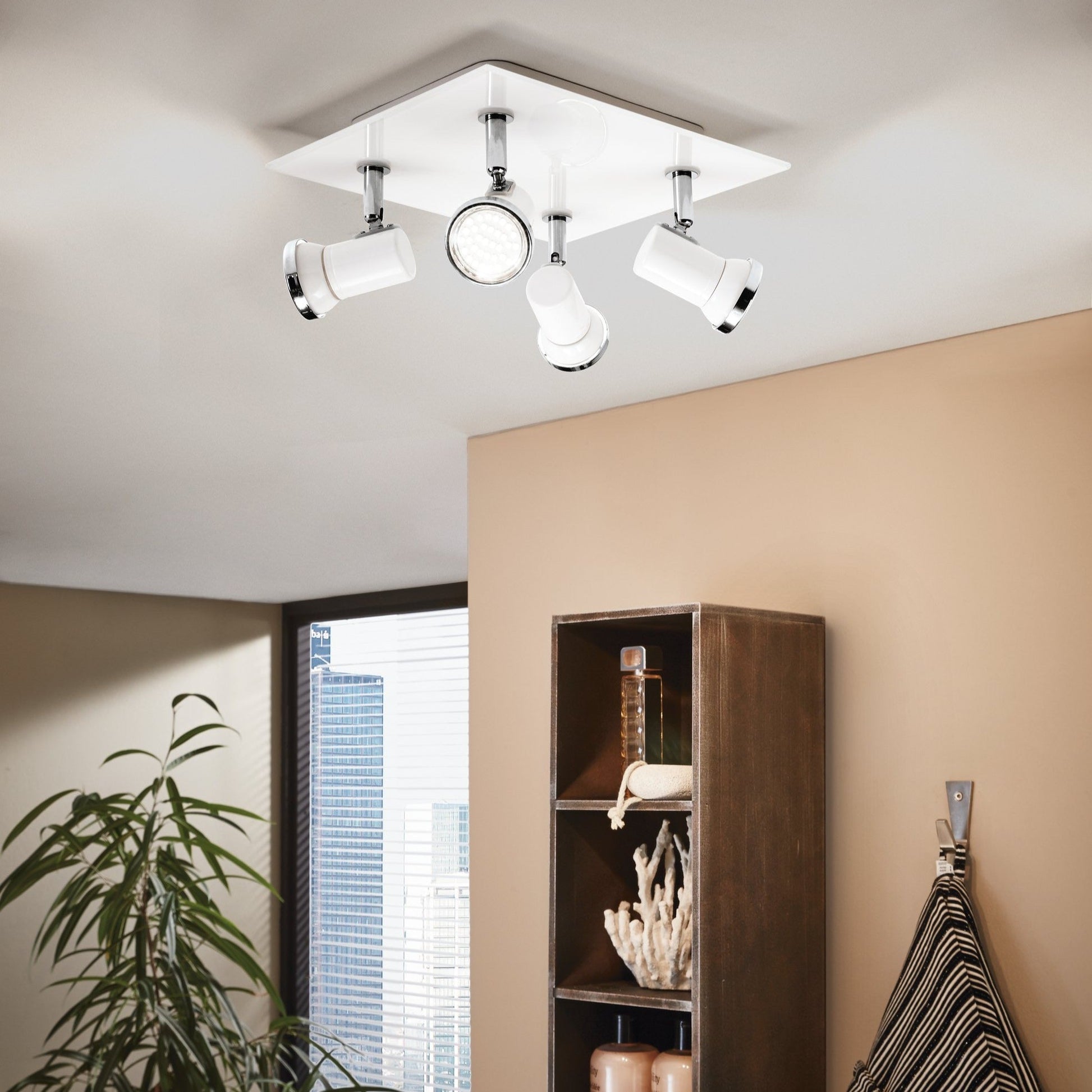 Lustra TAMARA 1 cu 4 Spoturi 26CM Eglo