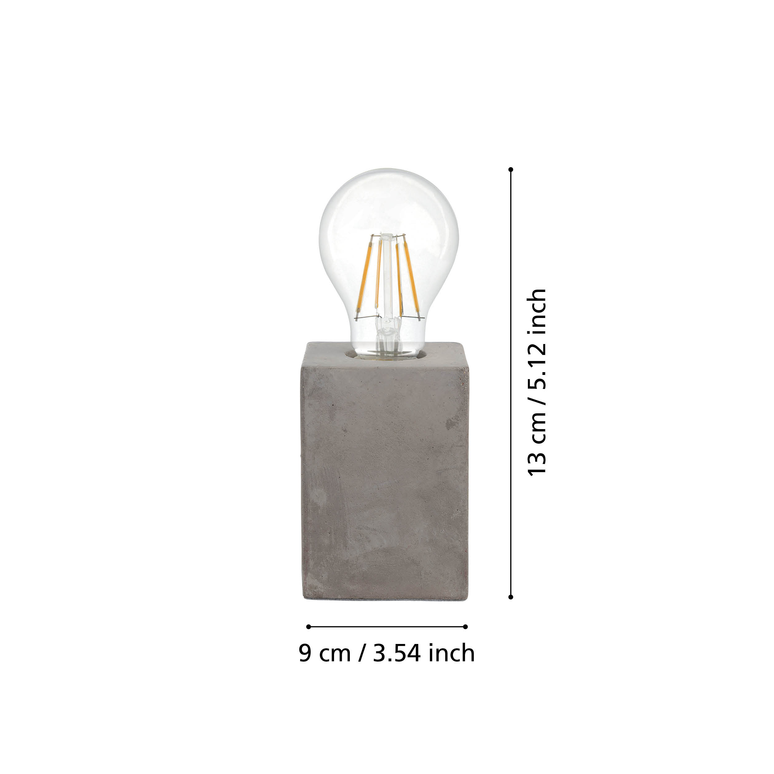 Veioza Decorativa Prestwick Grey 13CM Eglo