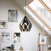 Pendul Vintage CARLTON 1 Black & Gold 110CM Eglo NEAGRA / VINTAGE SI RETRO DESIGN Lighting Fixtures