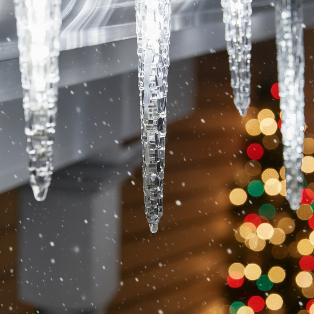 Instalatie LED Turturi Coldvale 72 LED-uri 1.8M Fir Alb IP44