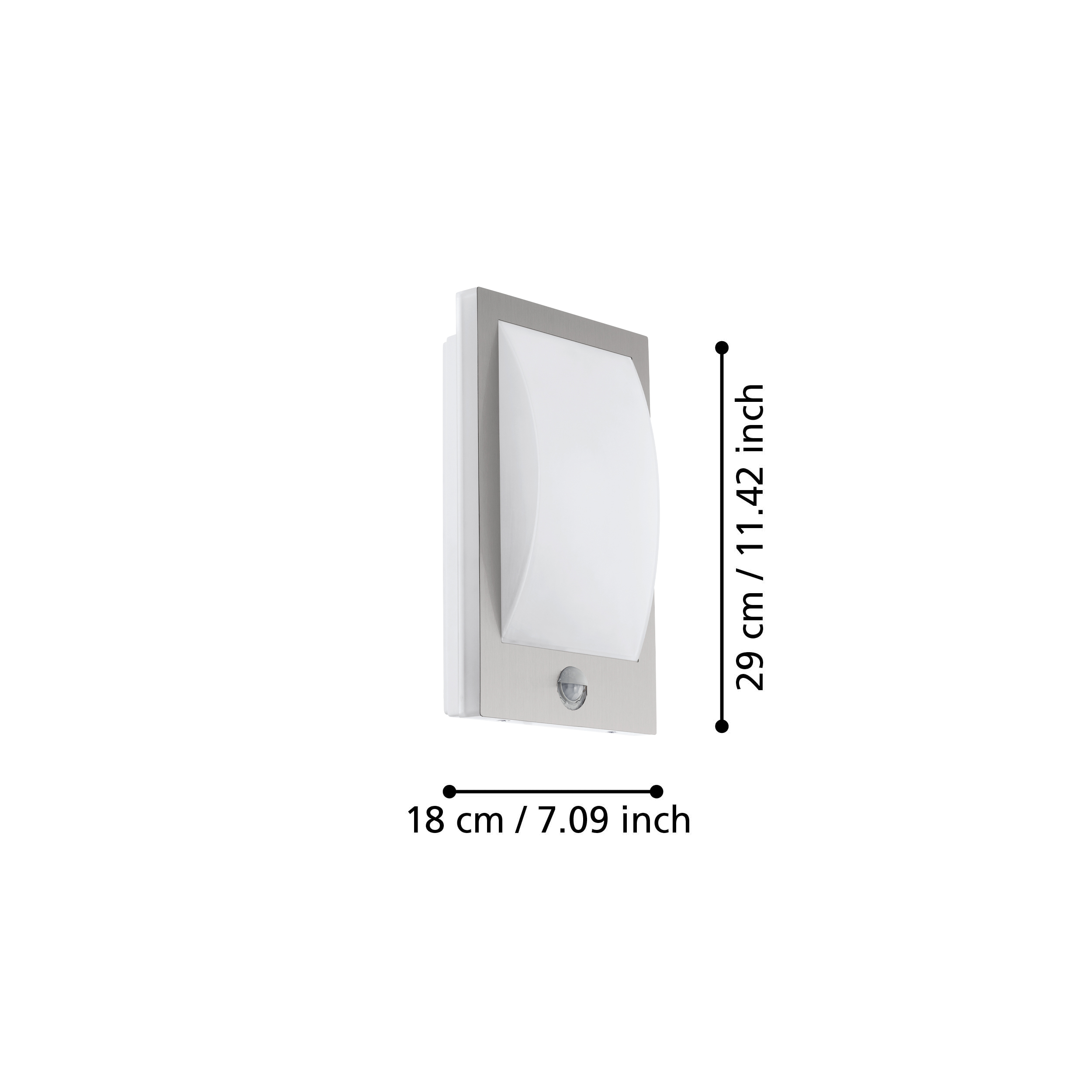Aplica Exterior Verres cu Senzor 1xE27 Eglo IP44