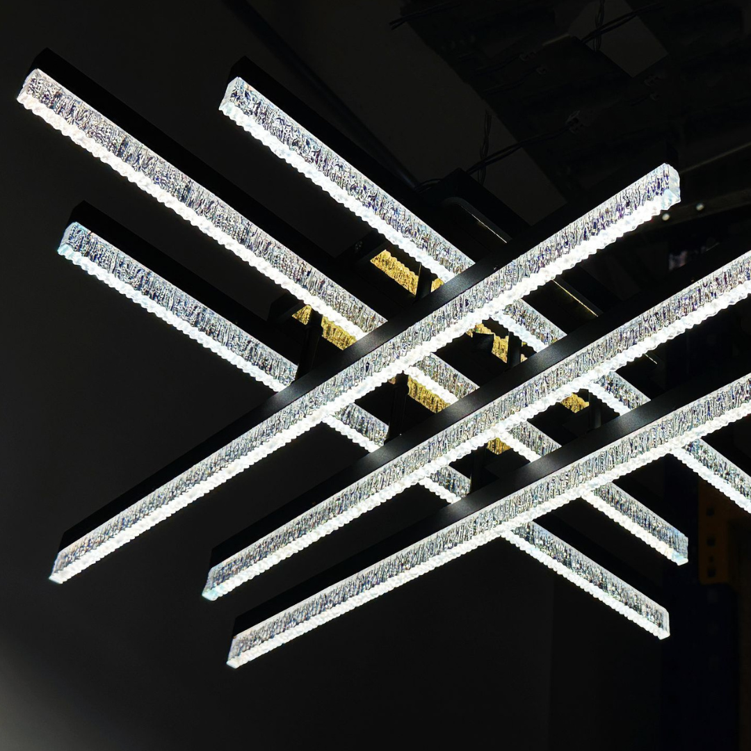 Lustra LED Aplicata Mira 6 Linnes Echivalent 600W Telecomanda