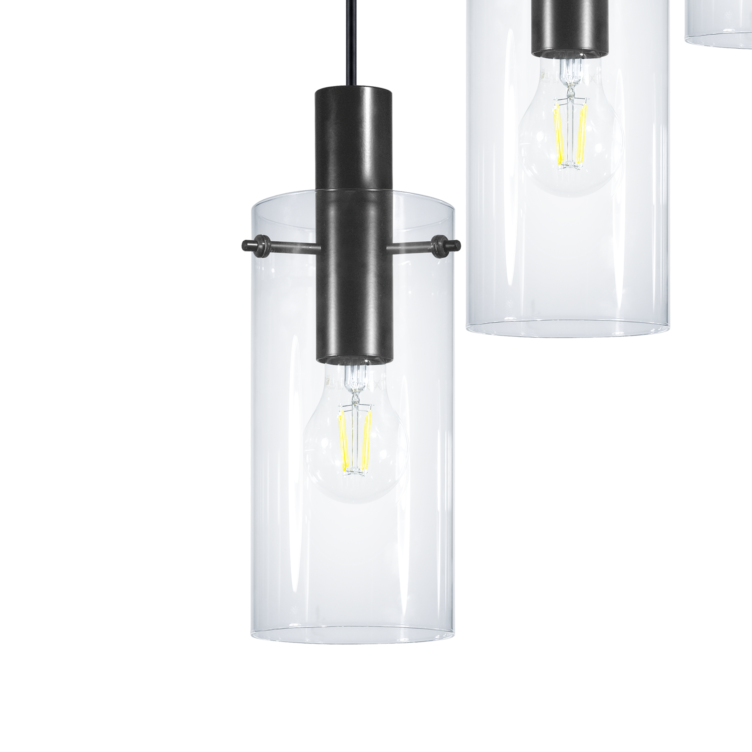 Lustra Suspendata MONTEFINO Black 150CM