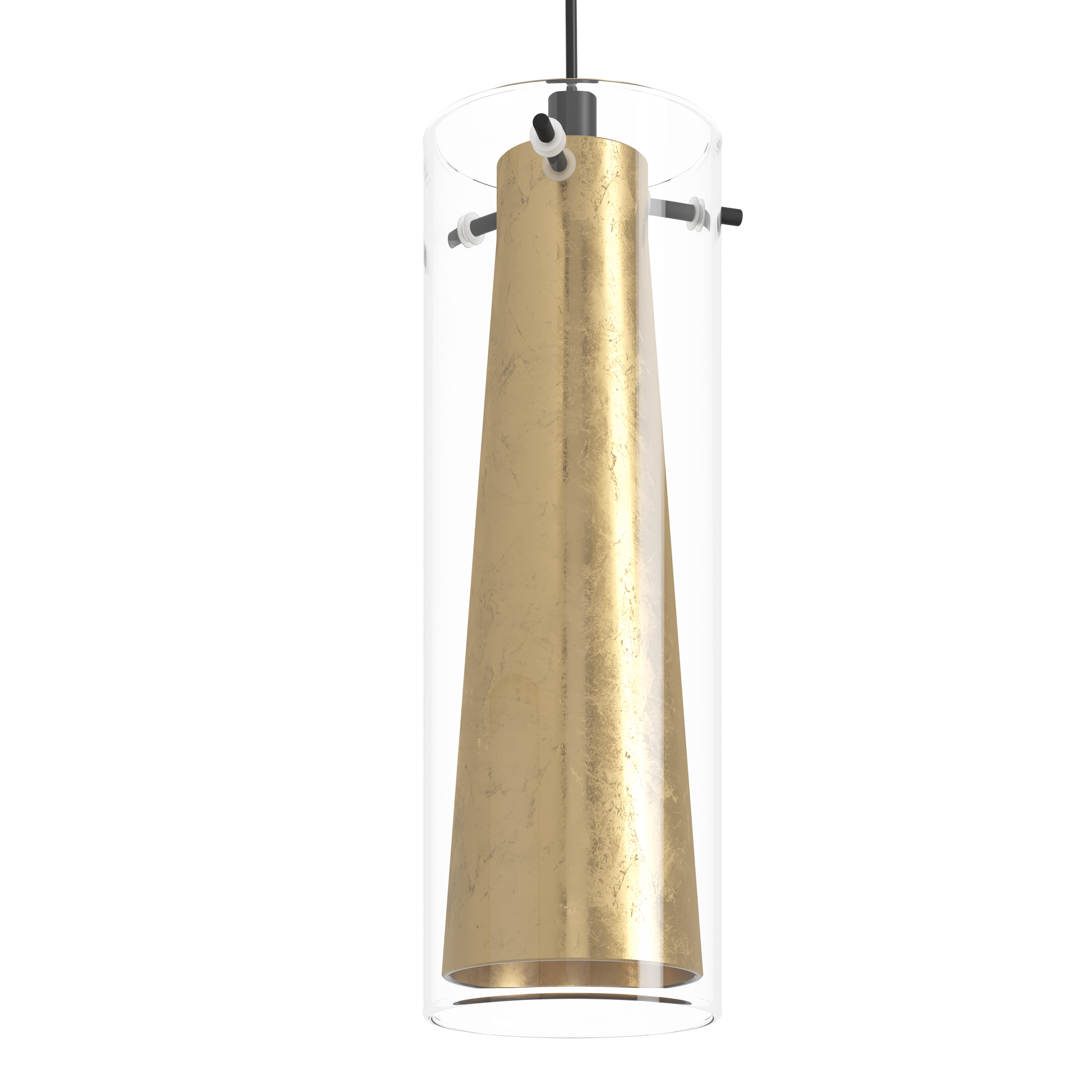 Pendul PINTO GOLD Gold & Black 1xE27 Eglo Ø11CM