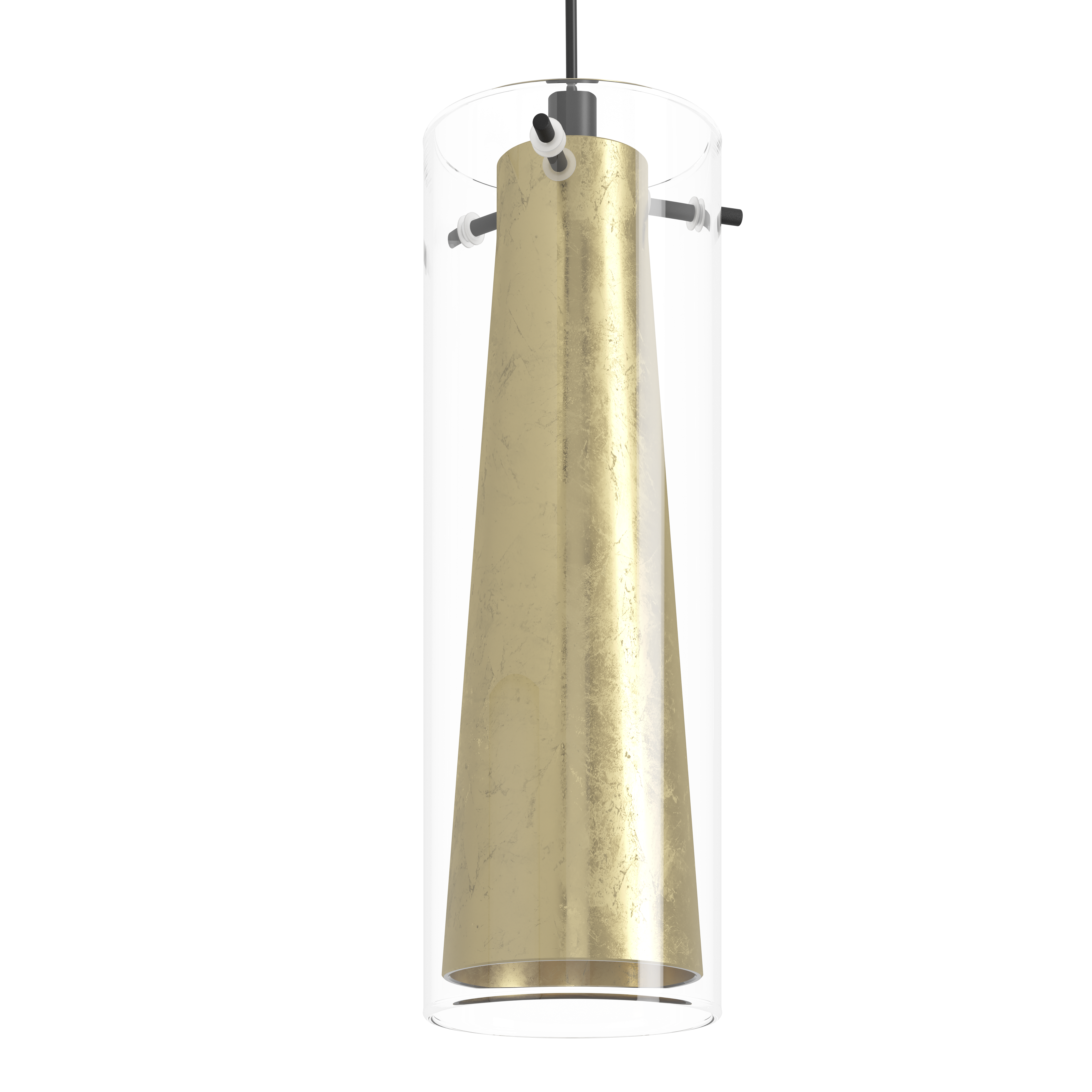 Pendul PINTO GOLD Gold & Black 1xE27 Eglo Ø11CM