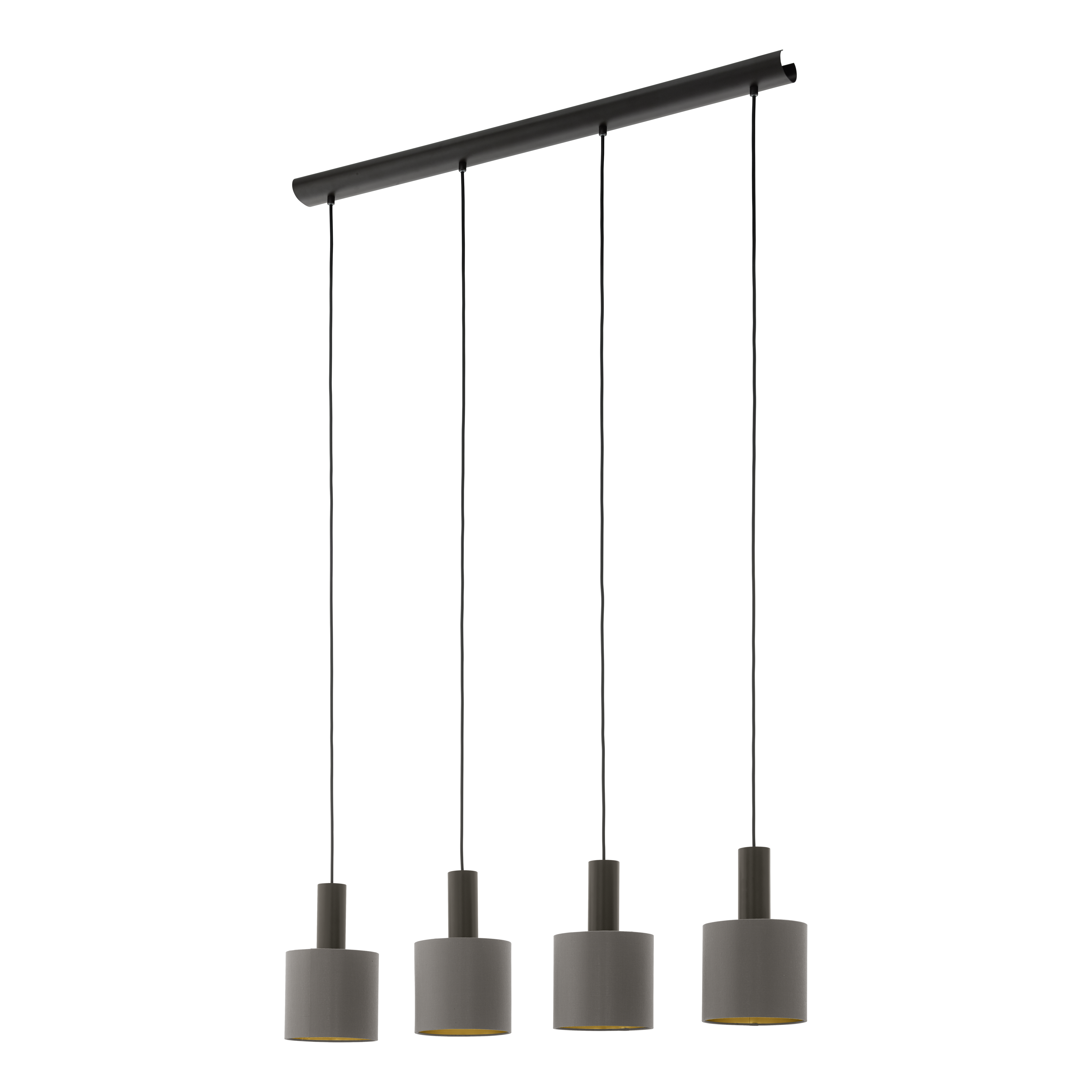 Lustra Suspendata Concessa 1 Brown & Gold 4xE27