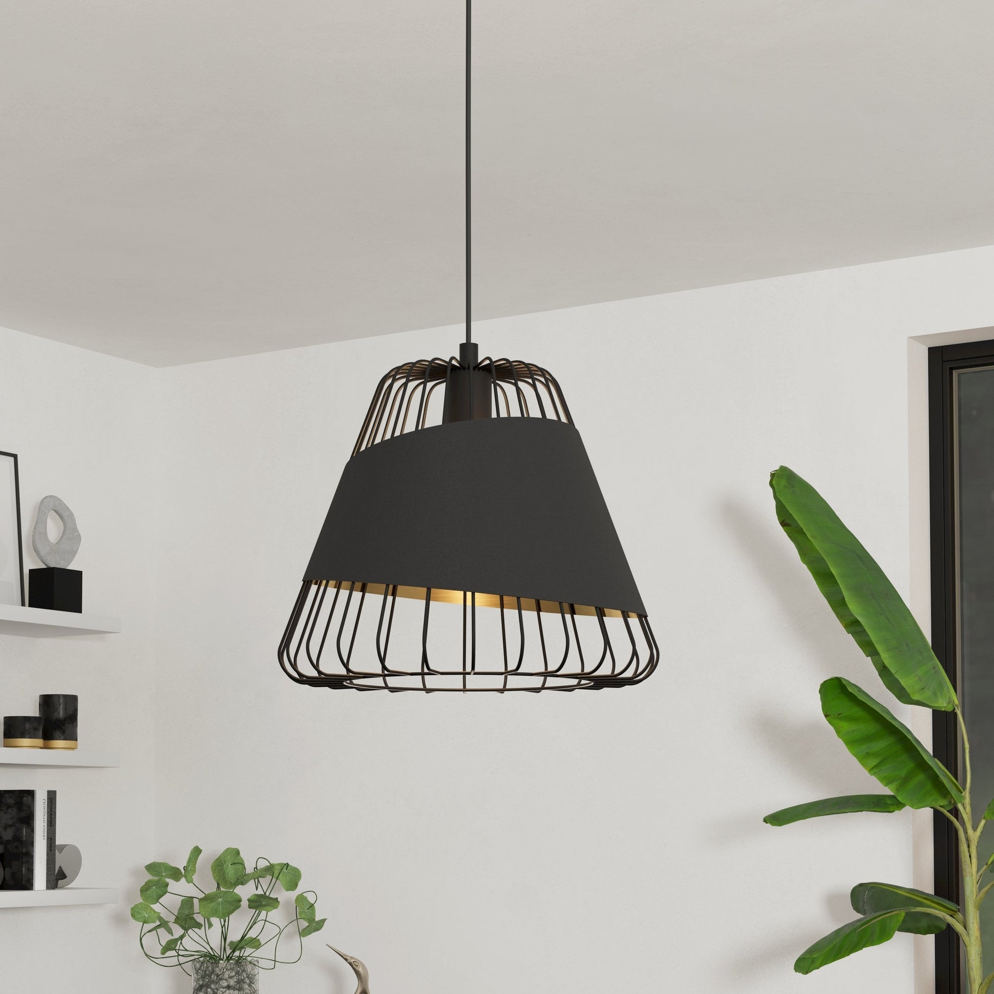 Pendul TAUSTELL Black & Gold 110CM Eglo NEAGRA / ABAJUR Lighting Fixtures