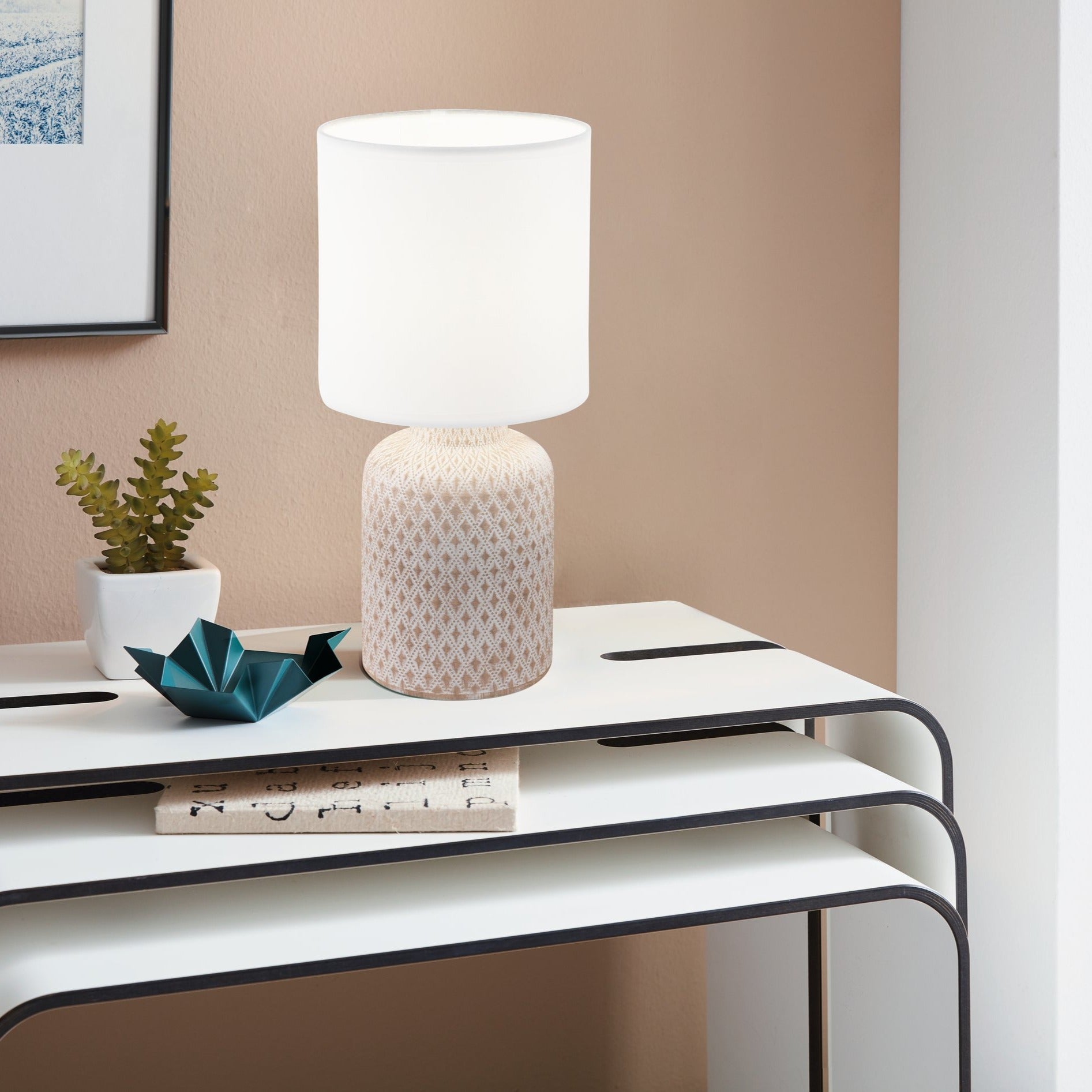 Veioza Decorativa BELLARIVA White 32CM