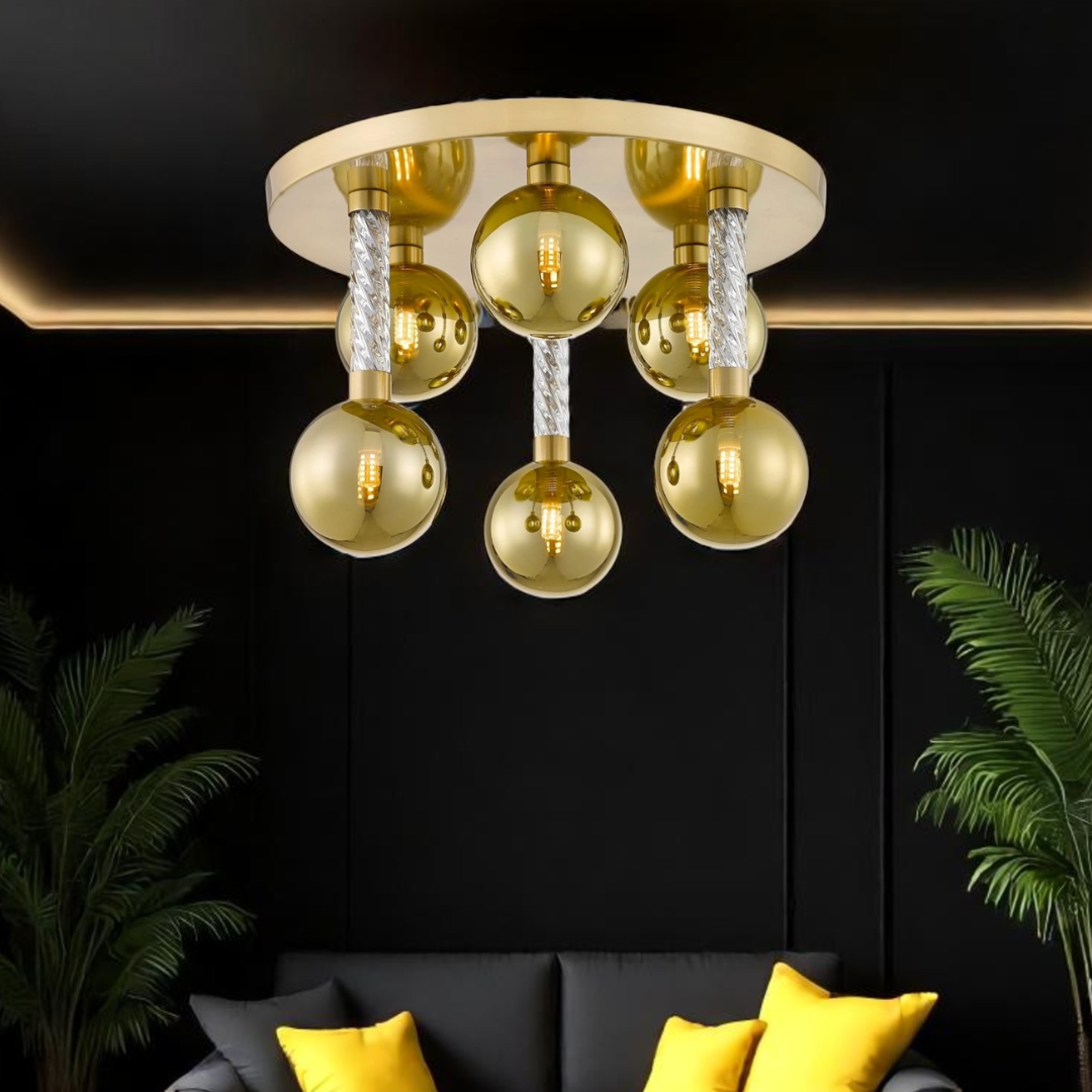 Lustra Luxury Gold Mida