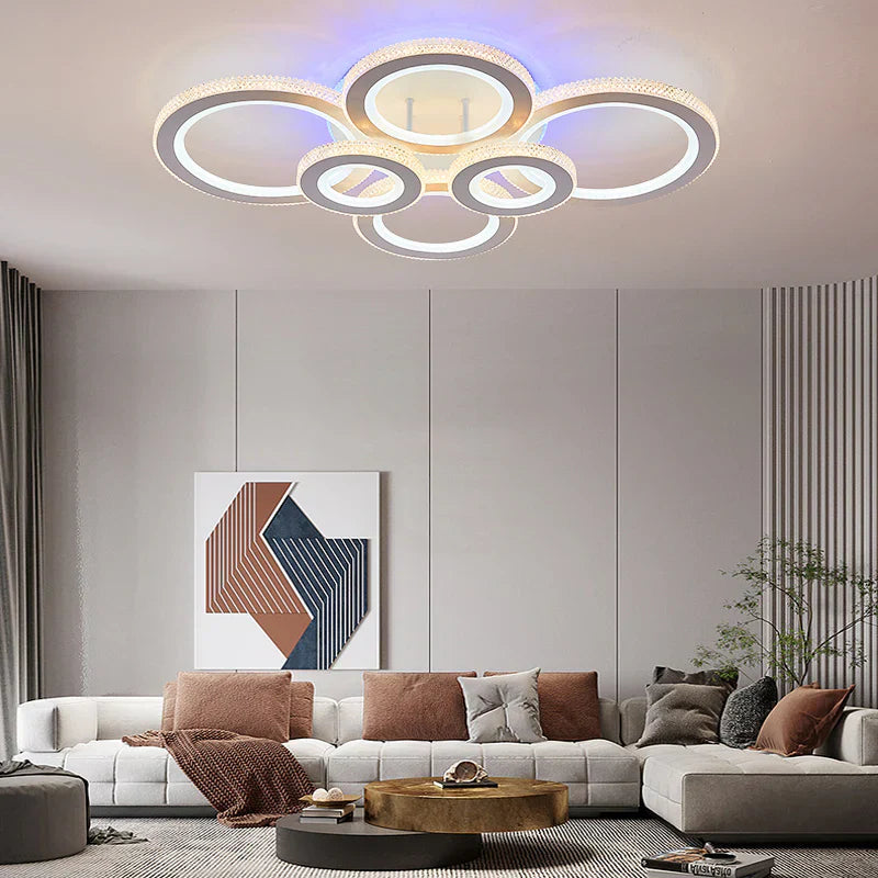 Lustra LED 328W M600 4+2 RGB Telecomanda Echivalent 1200W