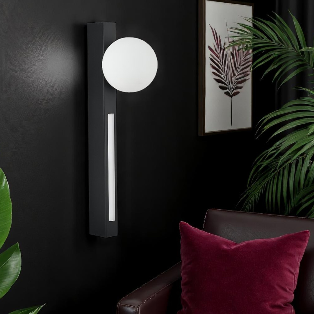 Aplica LED 40cm Neagra KINKIET