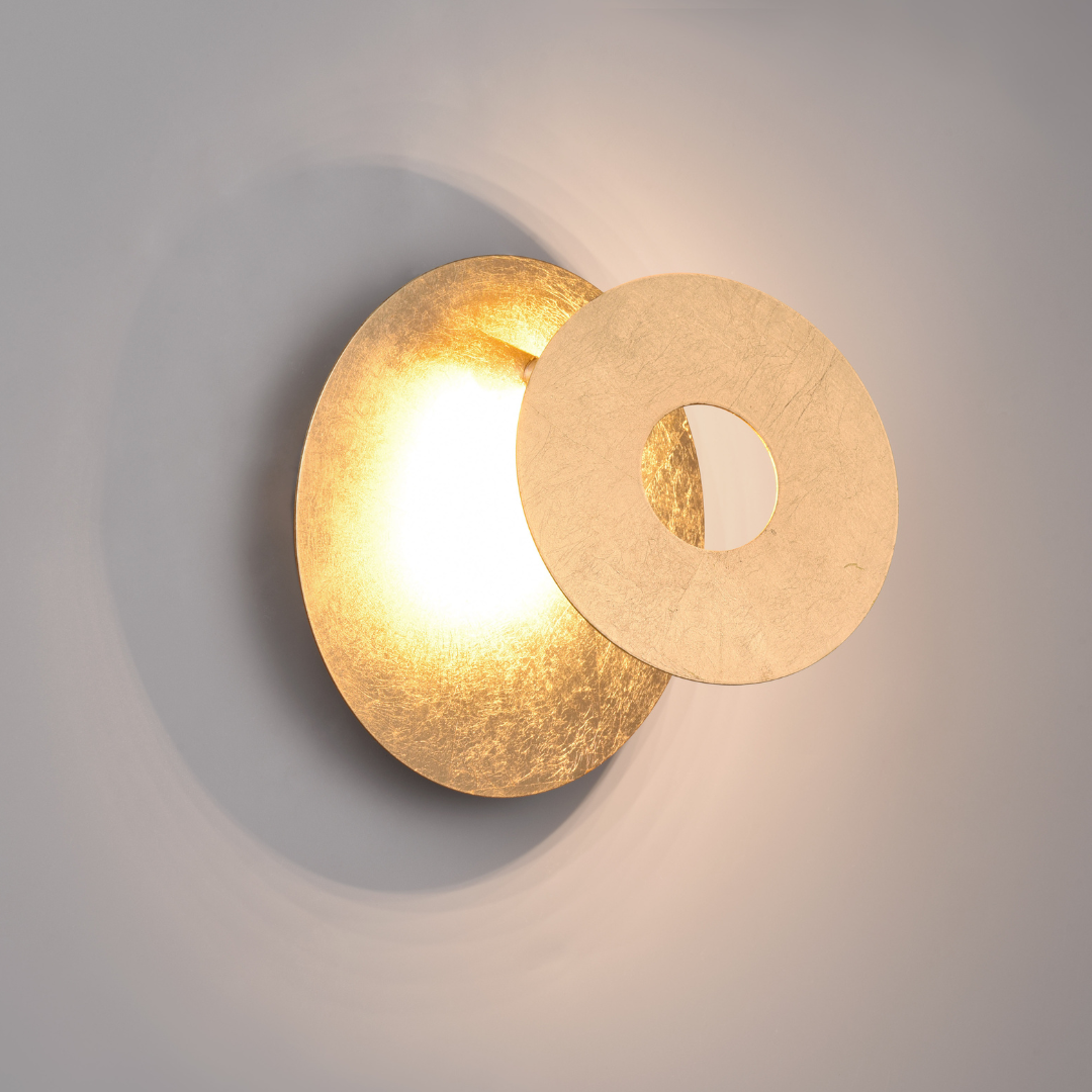 Aplica LED Luxury Round Gold LEANO