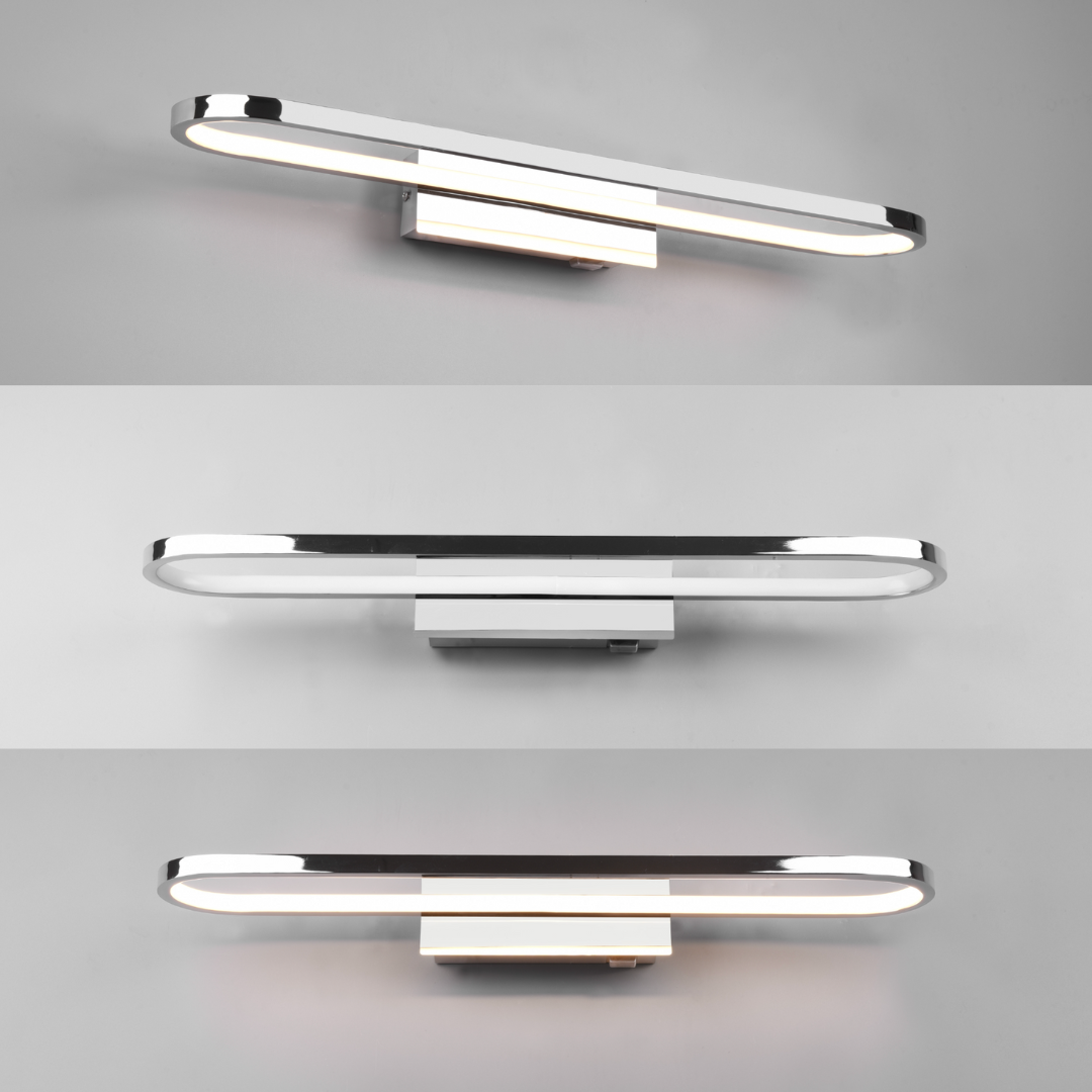 Aplica LED Baie IP44 cu Buton GIANNI Crom Echivalent 250W