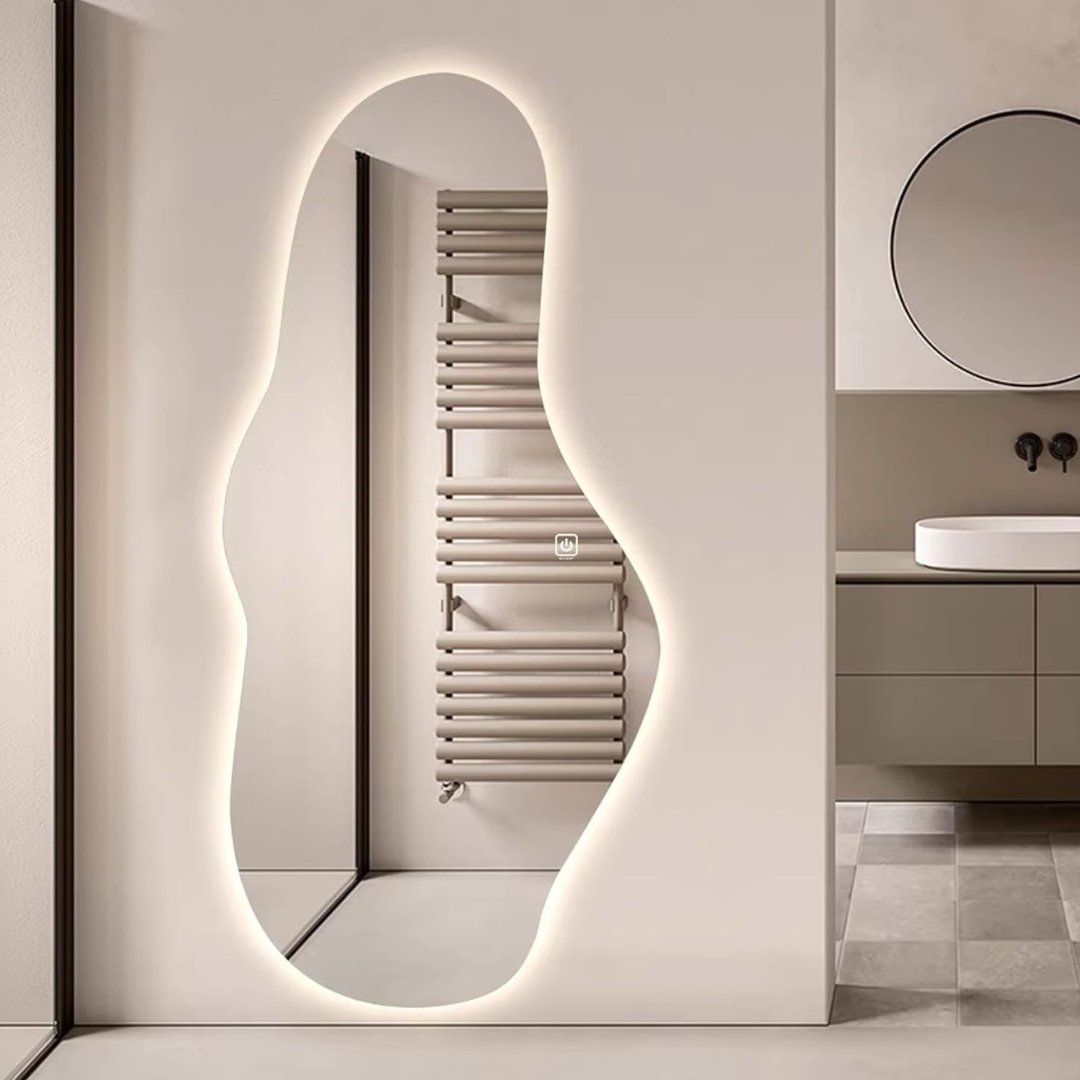 Oglinda LED FRAMELESS VEGAS 65x100CM 3 Lumini si Touch