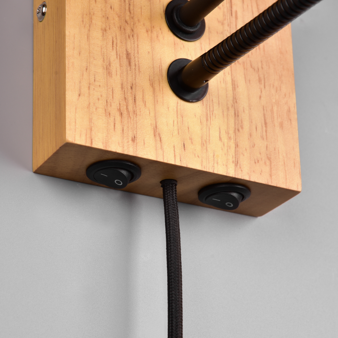 Aplica LED Dormitor NILAM Wood Design