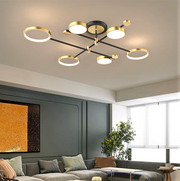 Lustra LED 102W 3+3 Dynamo Echivalent 500W Telecomanda