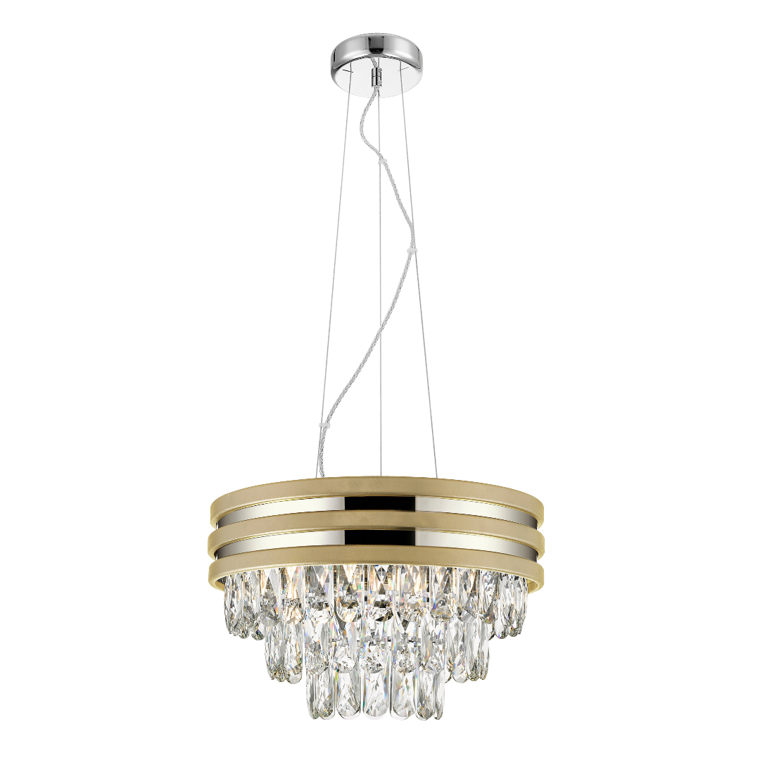 Candelabru Cristal Gold Premium Luxury NAICA