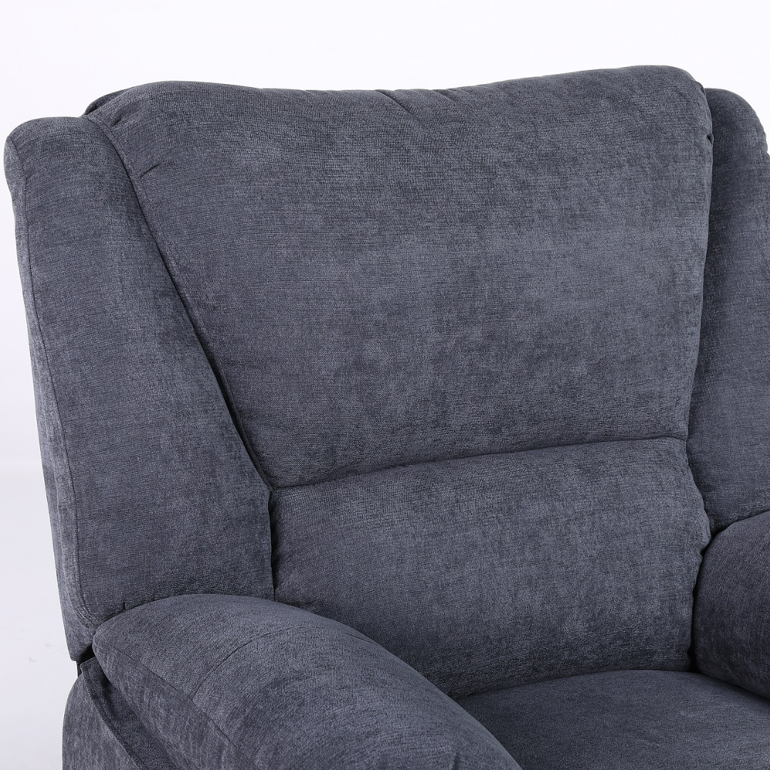 Fotoliu cu Masaj si Incalzire, Recliner Electric, Gri Inchis