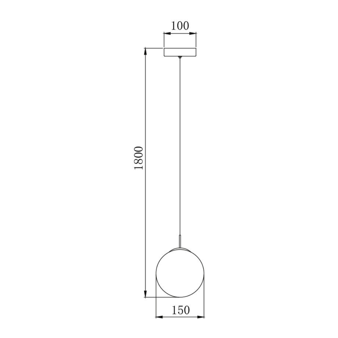 Pendul Abajur Transparent LIMA 1xG9 Chrome