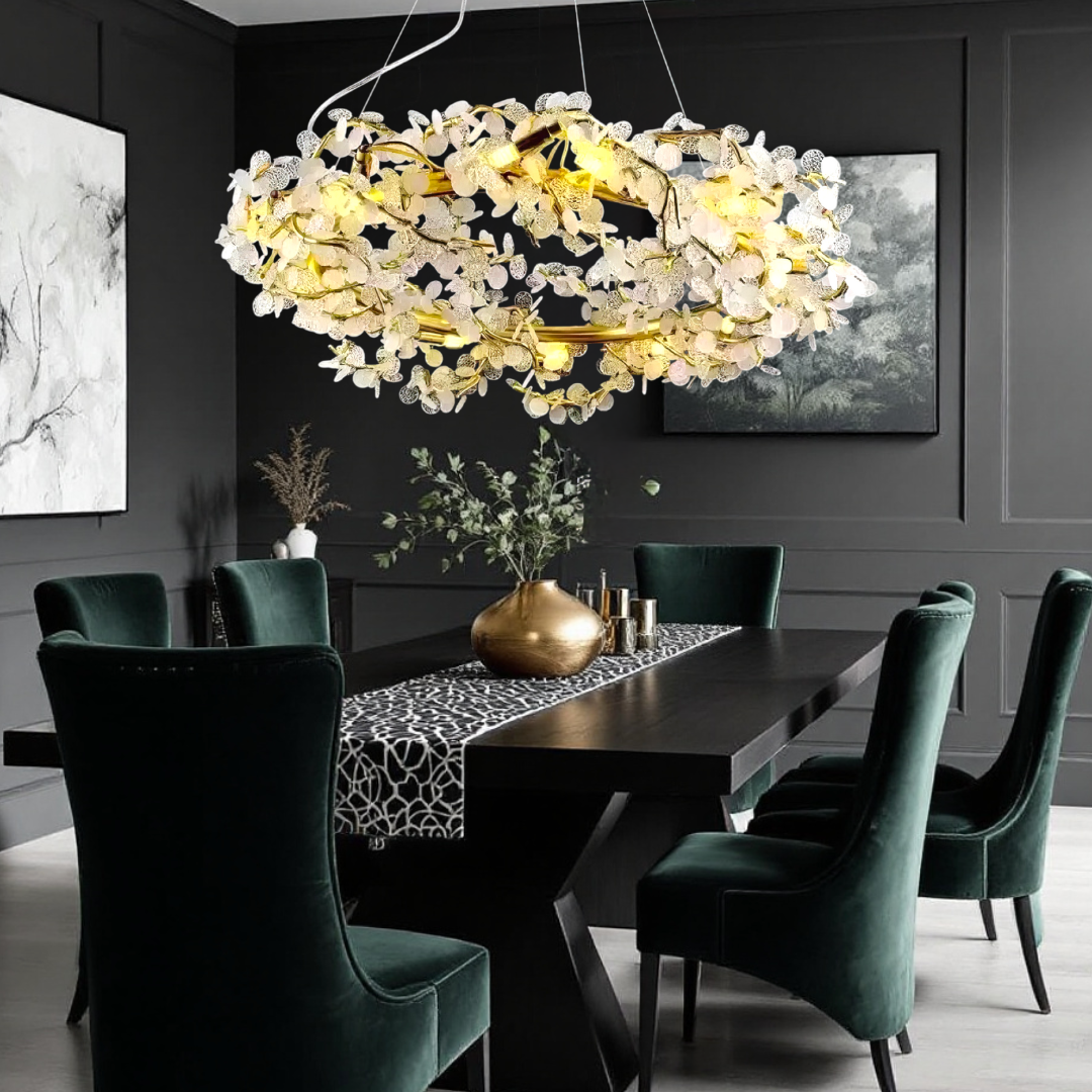 Candelabru Crystal Luxury Flowers