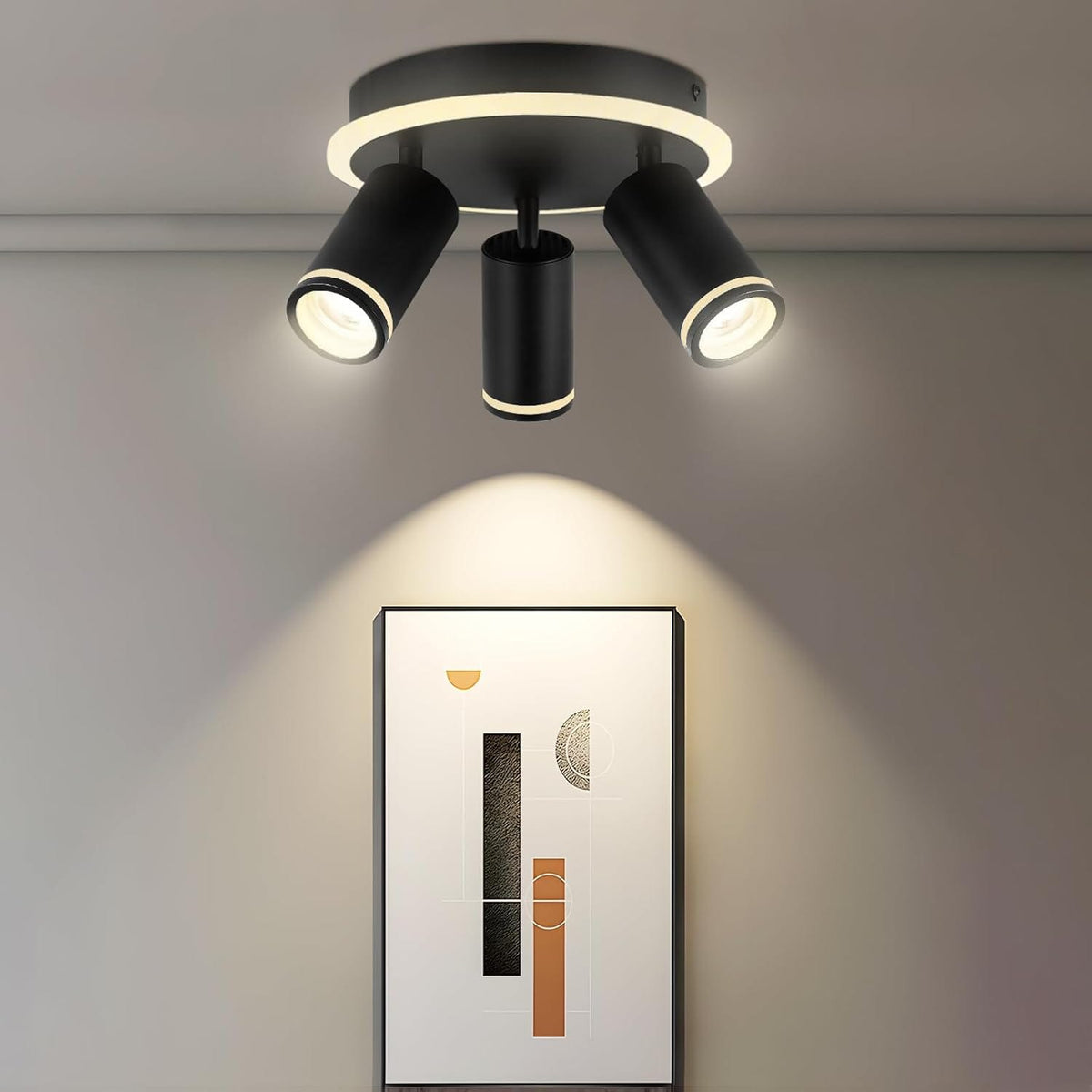Lustra LED cu Spoturi 56W NOIR GLOW Echivalent 300W