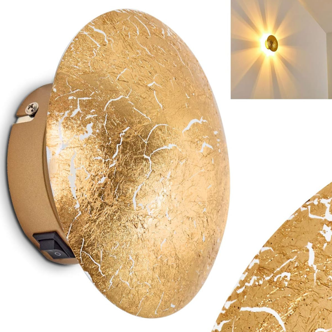 Aplica LED Perete 8W Gold CHIROS Deluxe