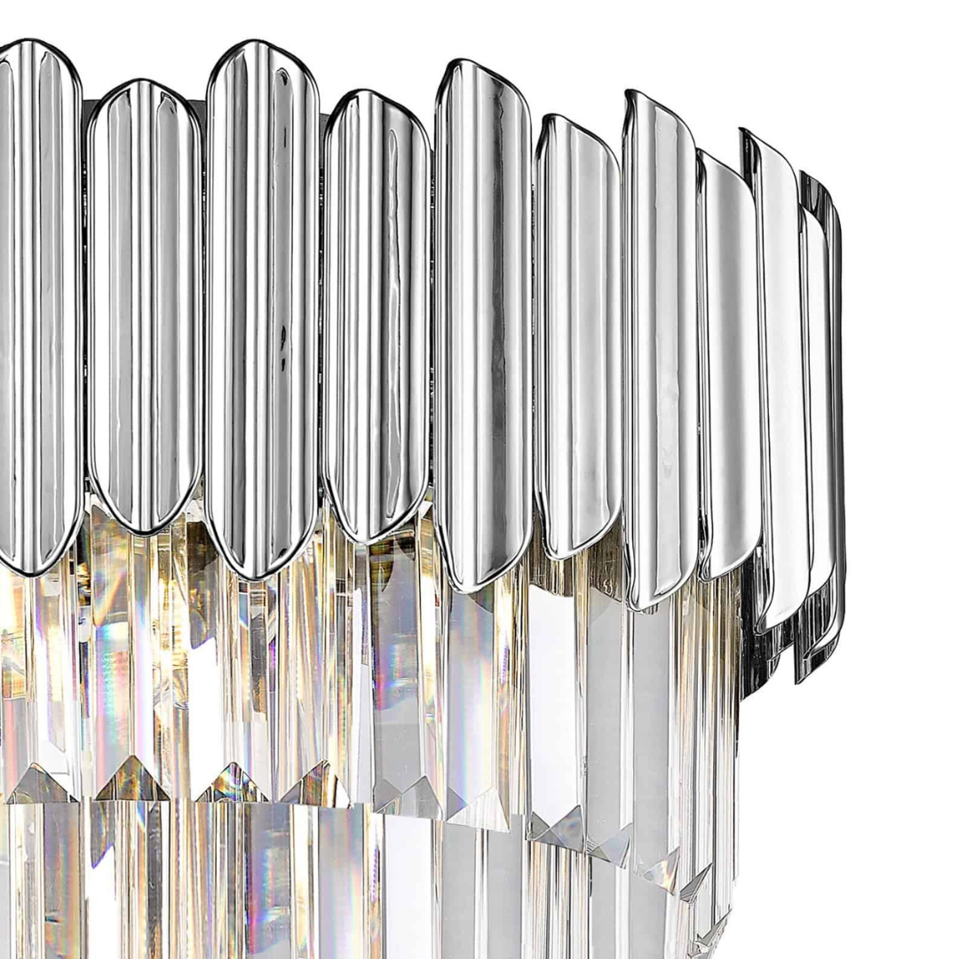 Candelabru Cristal Luxury Chrome GLADIUS