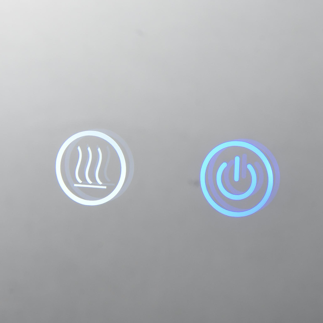 Oglinda LED Rotunda 60cm Aurie cu Touch Dezaburire si 3 Lumini