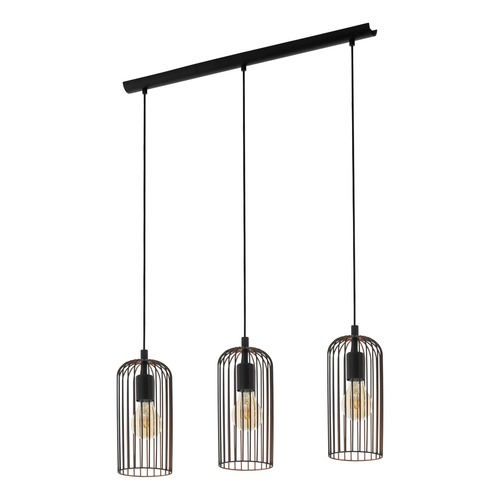 Lustra Suspendata ROCCAMENA Black 110CM