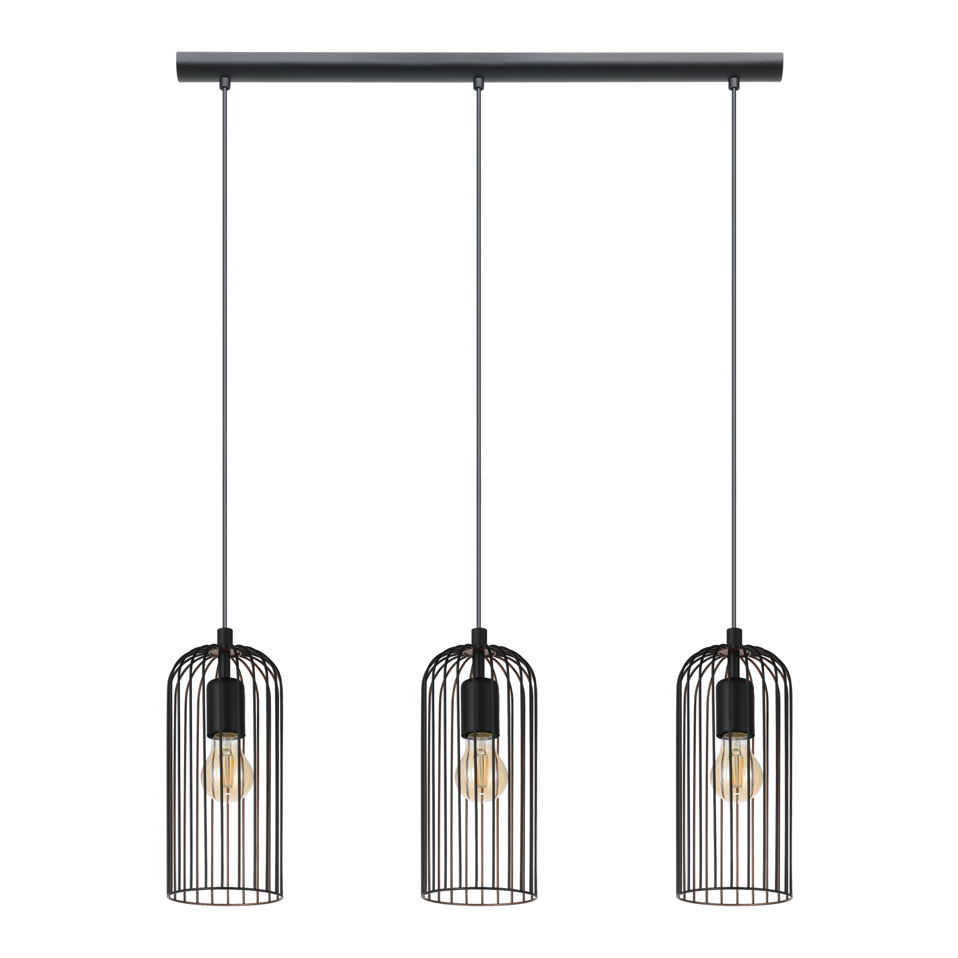 Lustra Suspendata ROCCAMENA Black 110CM