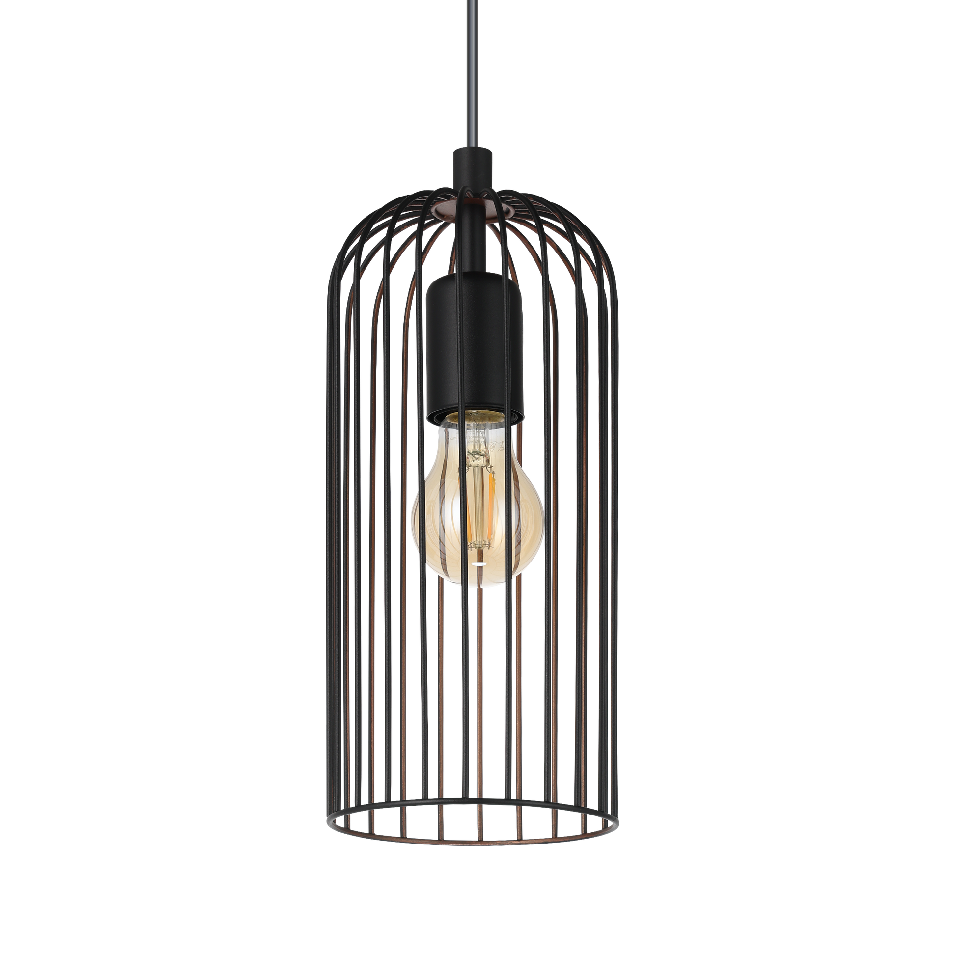 Lustra Suspendata ROCCAMENA Black 110CM